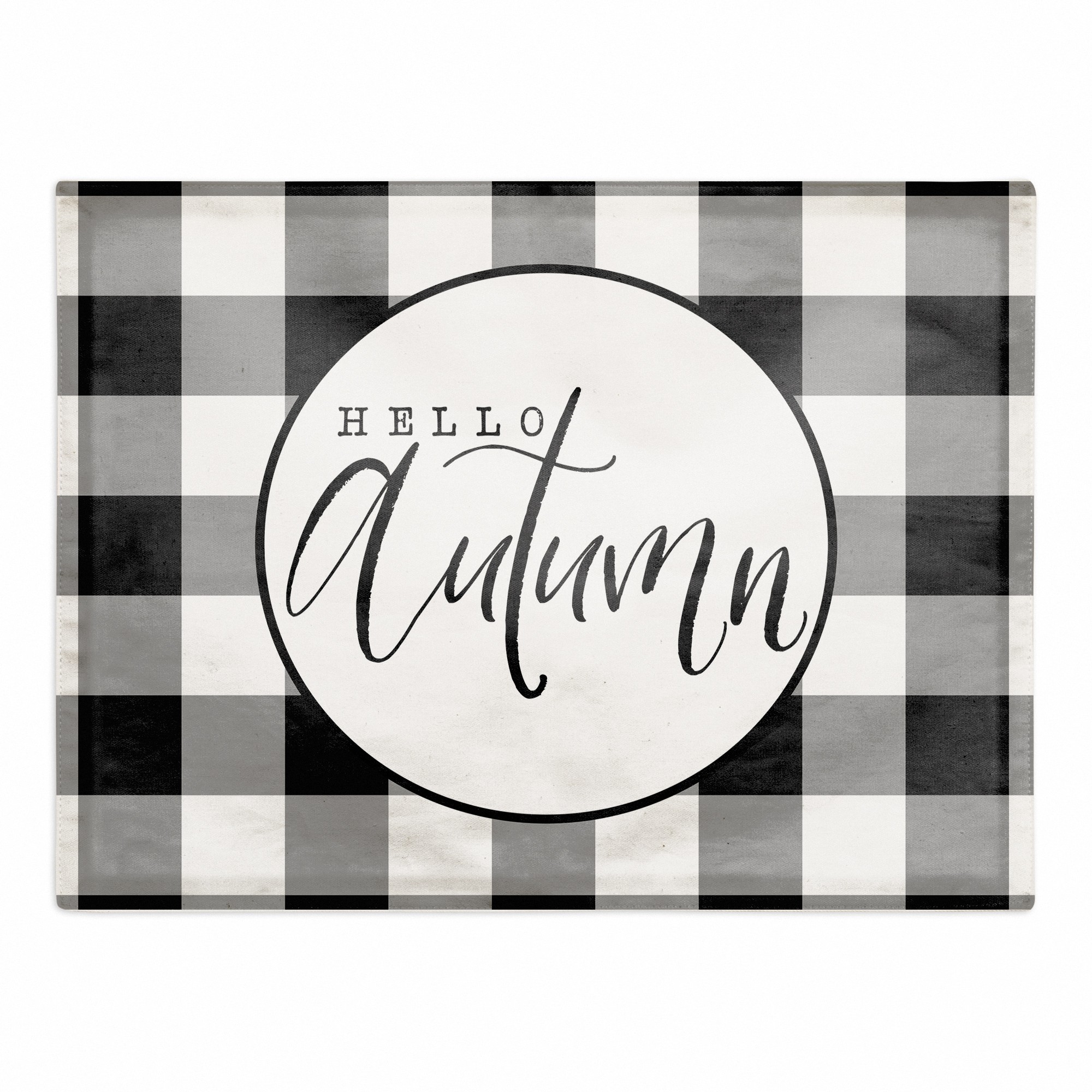 Hello Autumn 18x14 Poly Twill Placemat