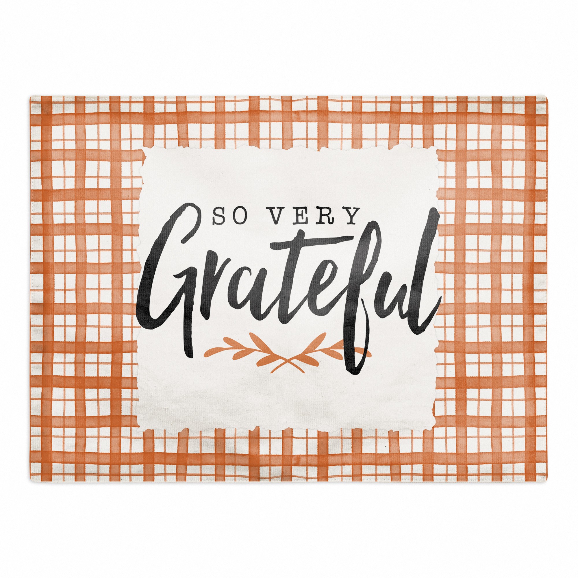 So Very Grateful 18x14 Poly Twill Placemat