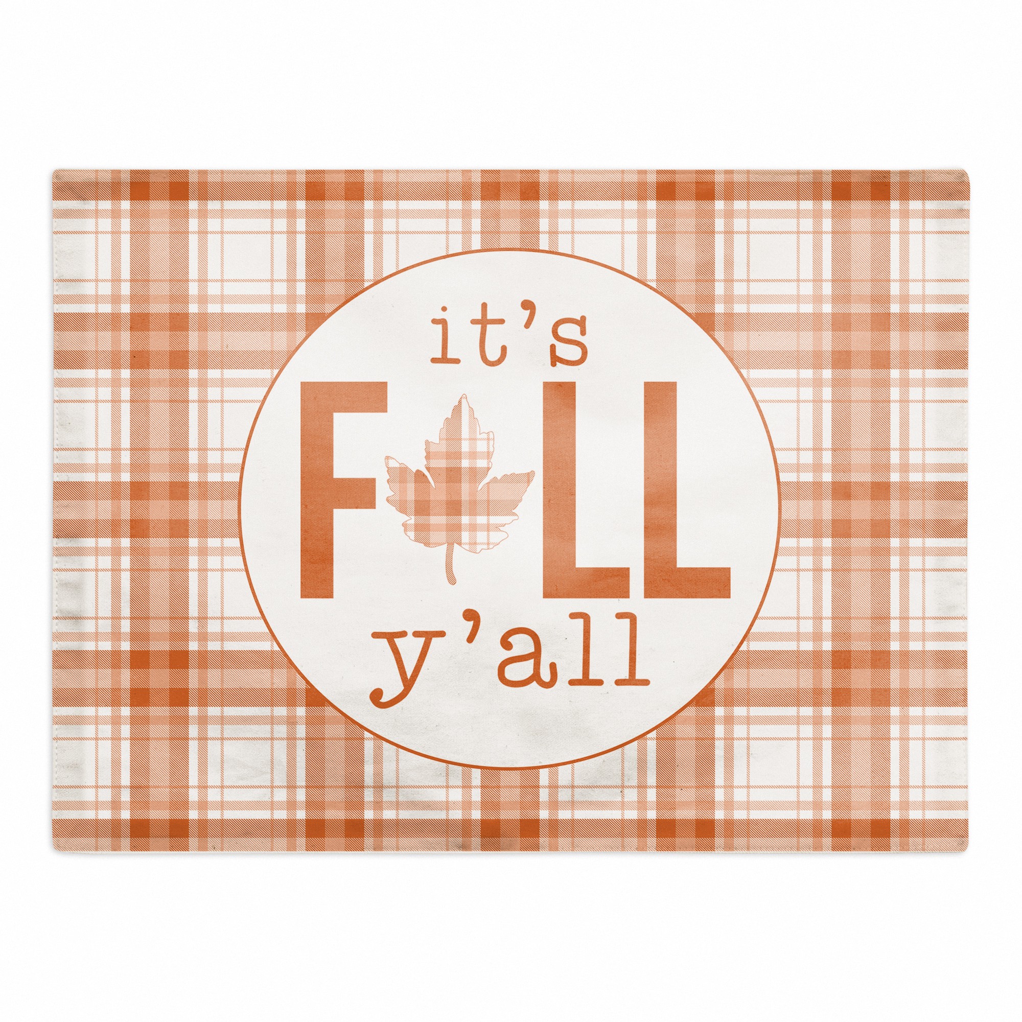It's Fall Y'all 18x14 Poly Twill Placemat