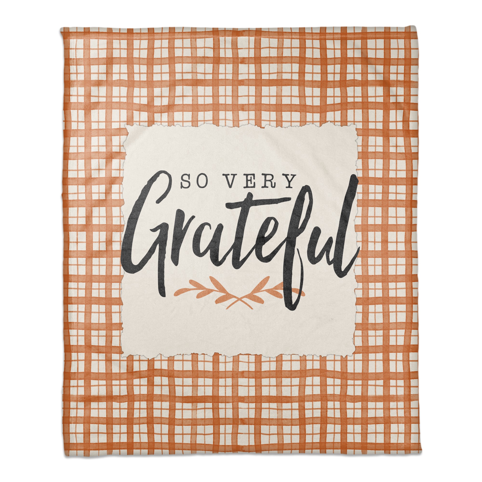 So Very Grateful 50x60 Coral Fleece Blanket