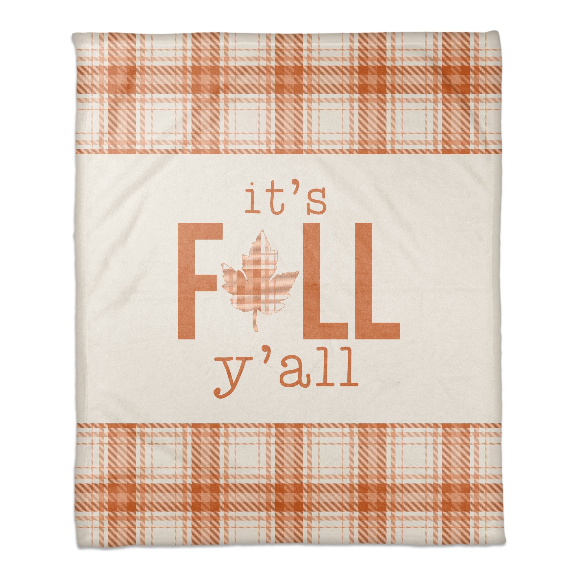 It's Fall Y'all 50x60 Coral Fleece Blanket