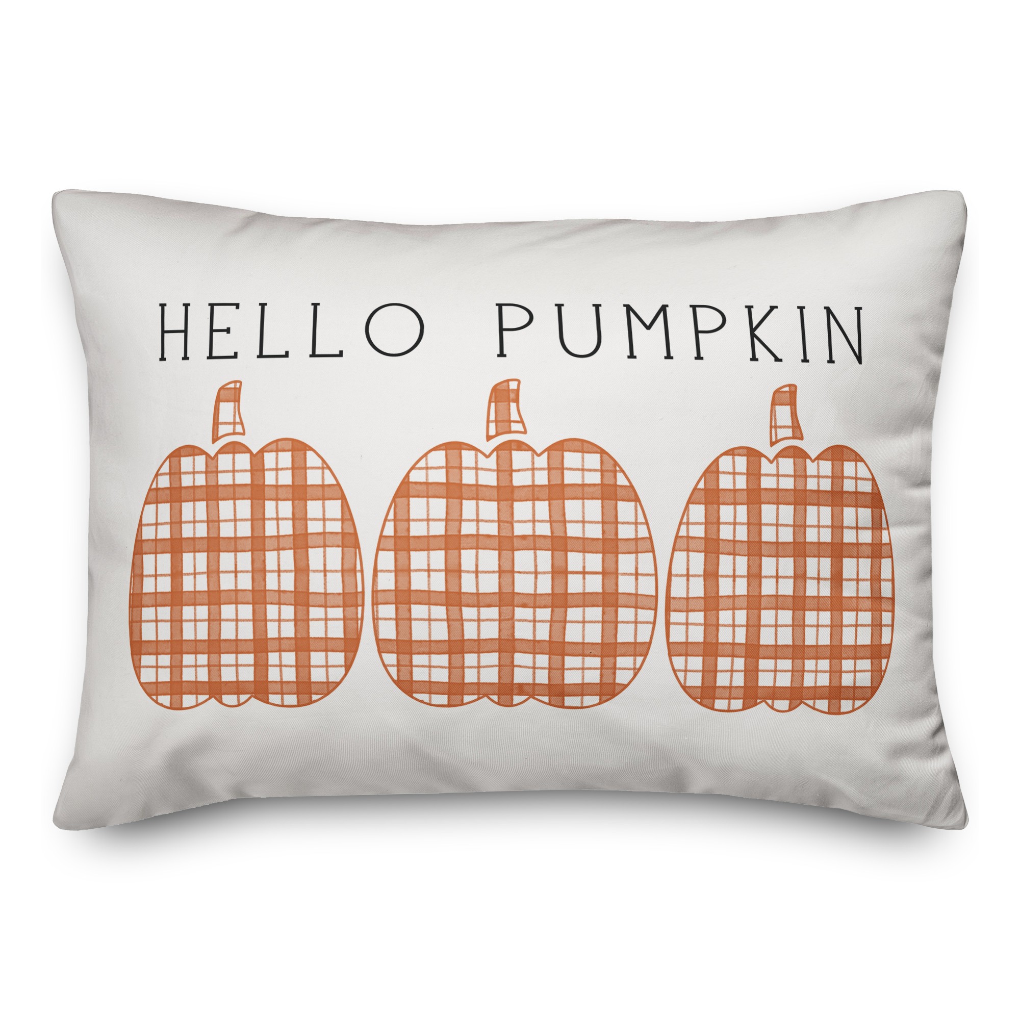 Hello Pumpkin 14x20 Spun Poly Pillow Cover