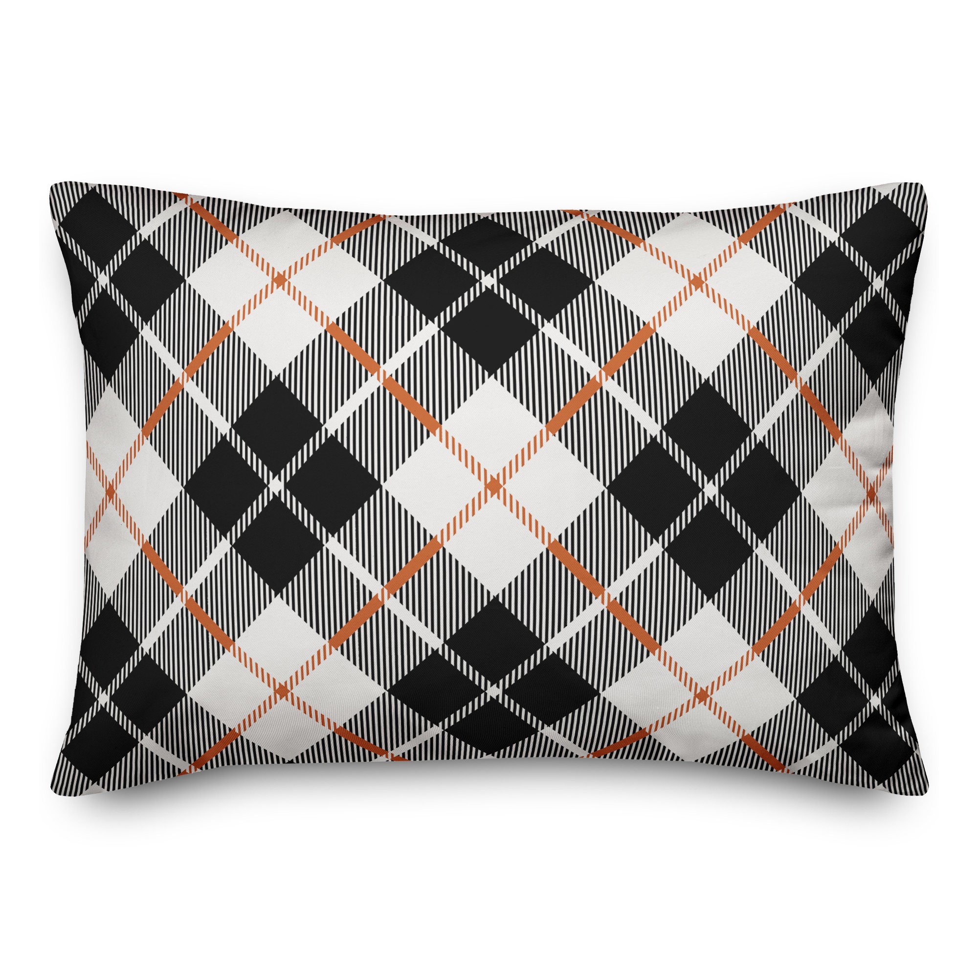 Fall Plaid 14x20 Spun Poly Pillow