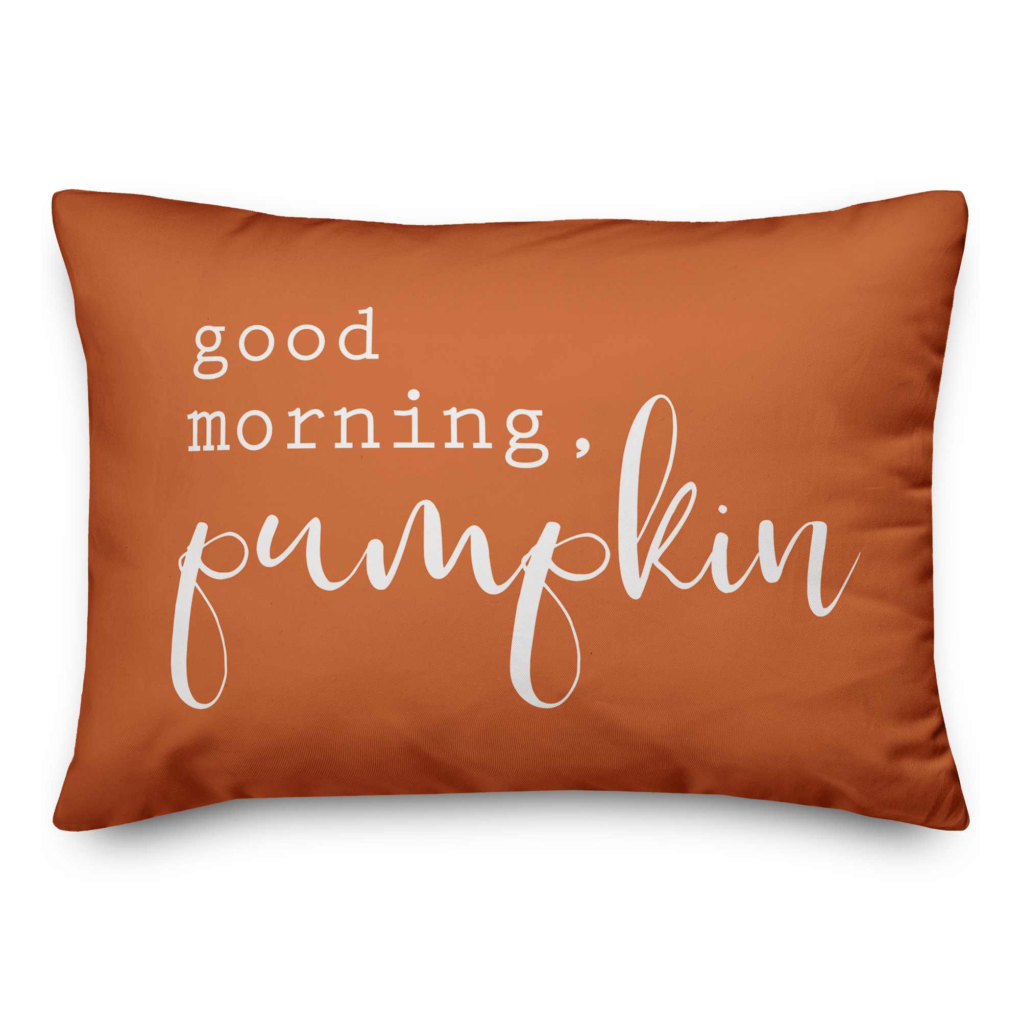 Good Morning Pumpkin Pillow