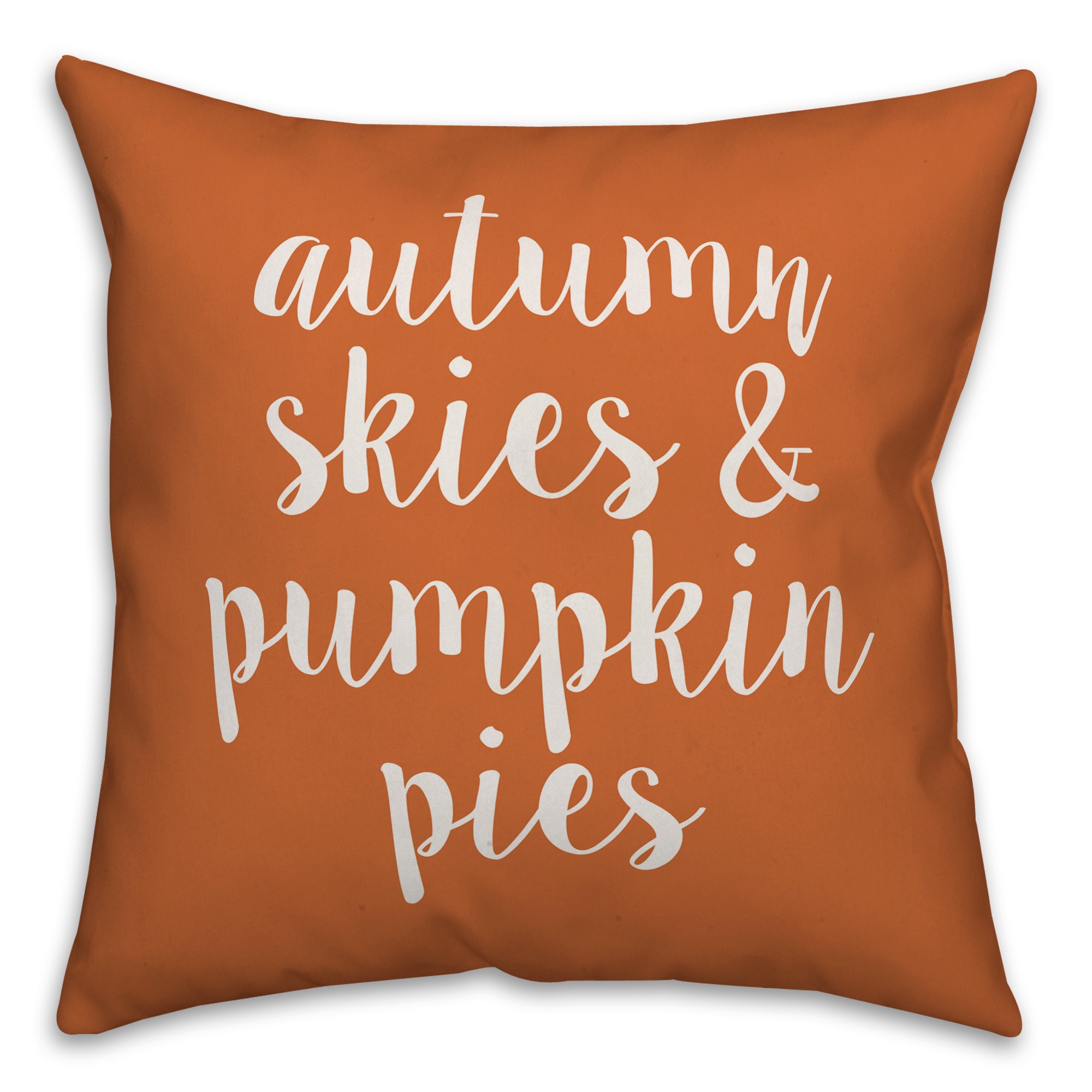 Autumn Skies & Pumpkin Pies Pillow