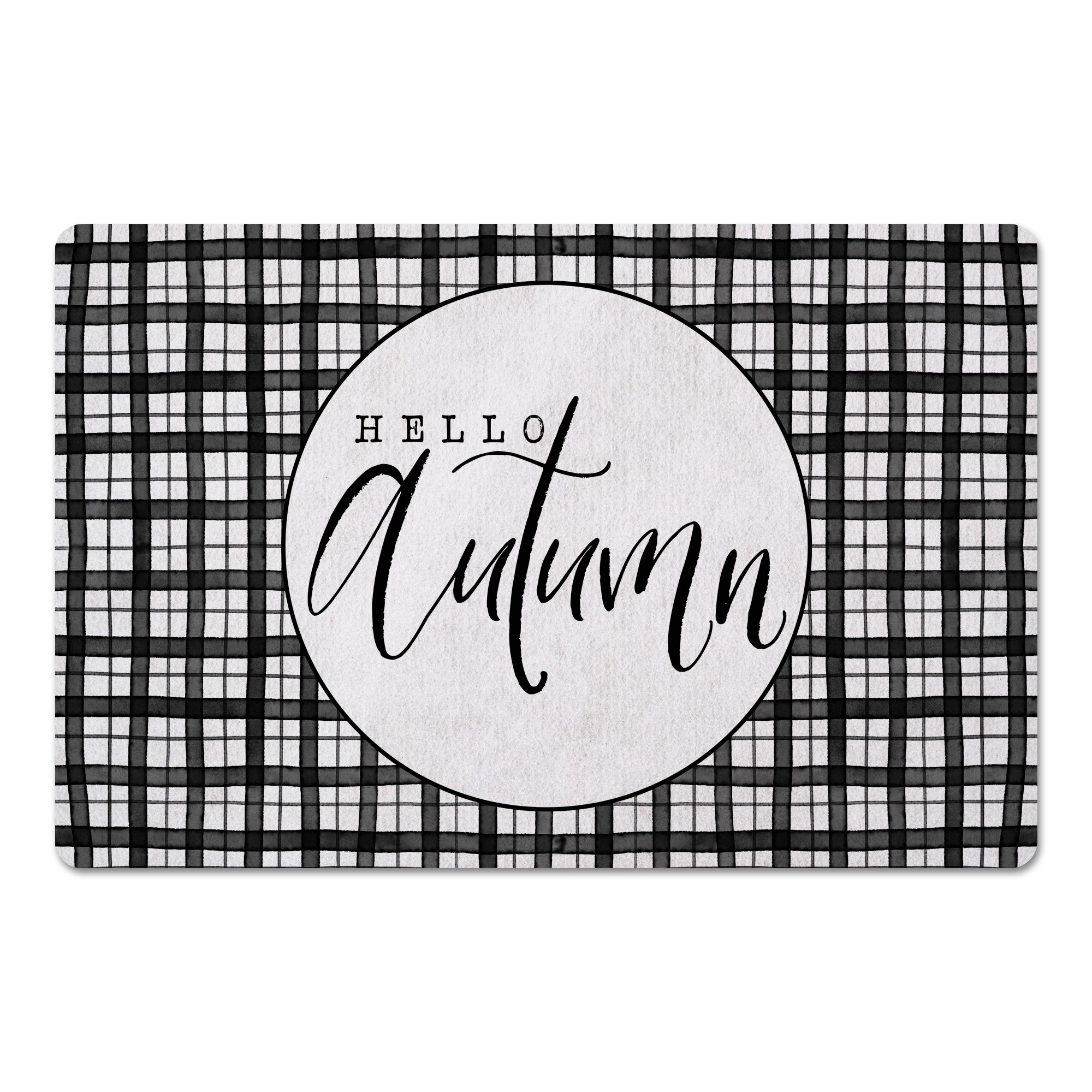 Hello Autumn 27x18 Floor Mat
