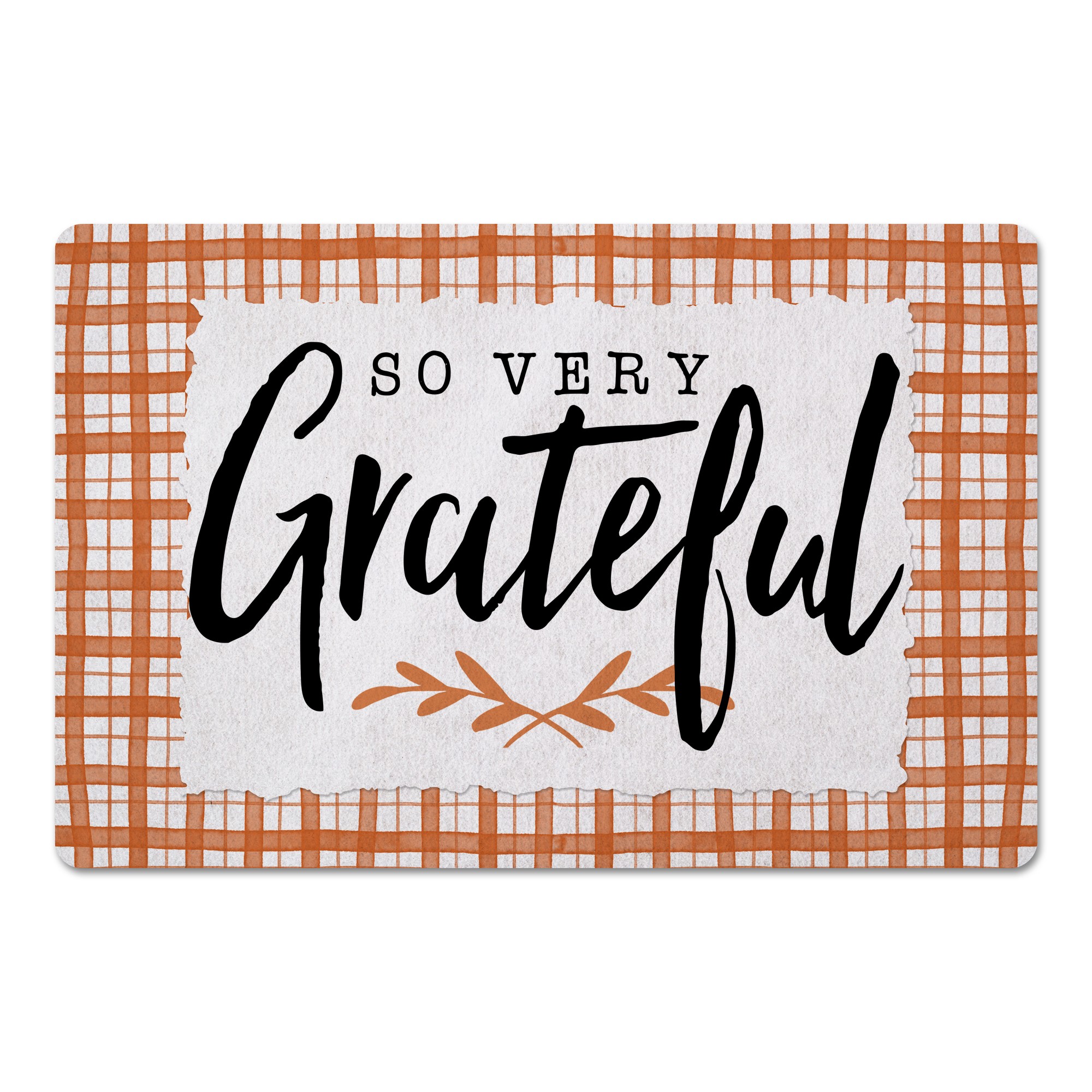 So Very Grateful 27x18 Floor Mat