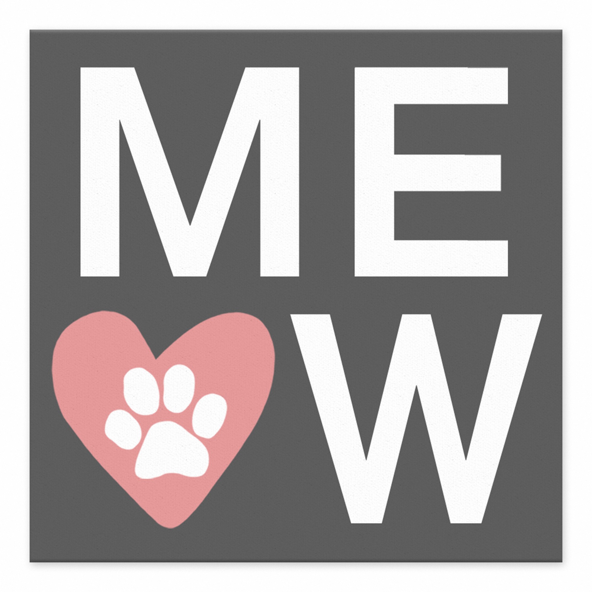 Meow 6x6 Tabletop Canvas