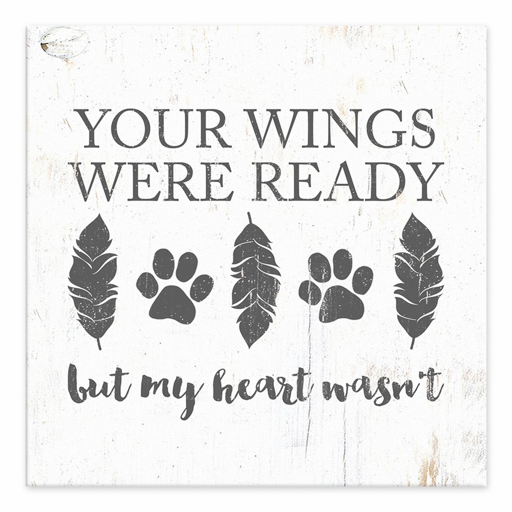 Your Wings were Ready 6x6 Tabletop Canvas
