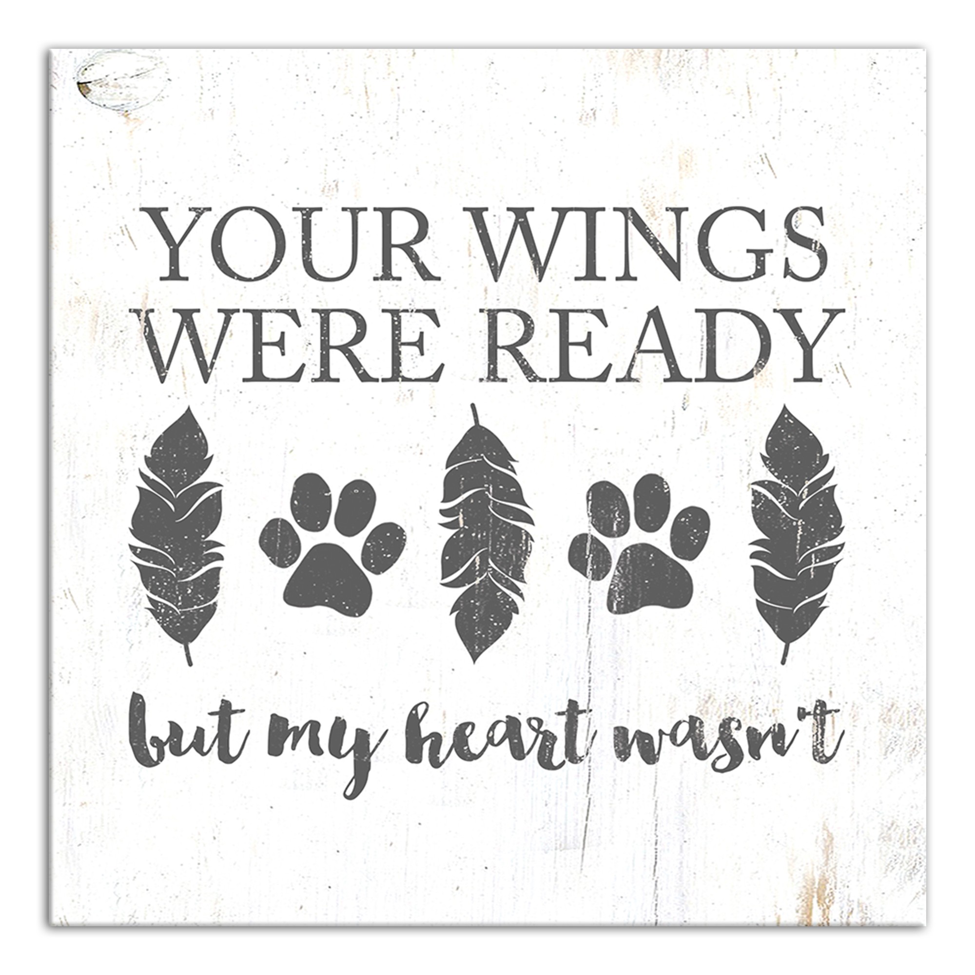 Your Wings were Ready 12x12 Canvas Wall Art