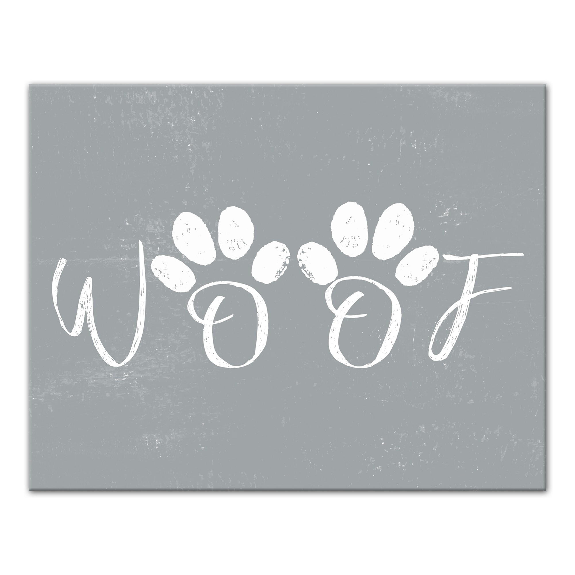 Woof 11x14 Canvas Wall Art