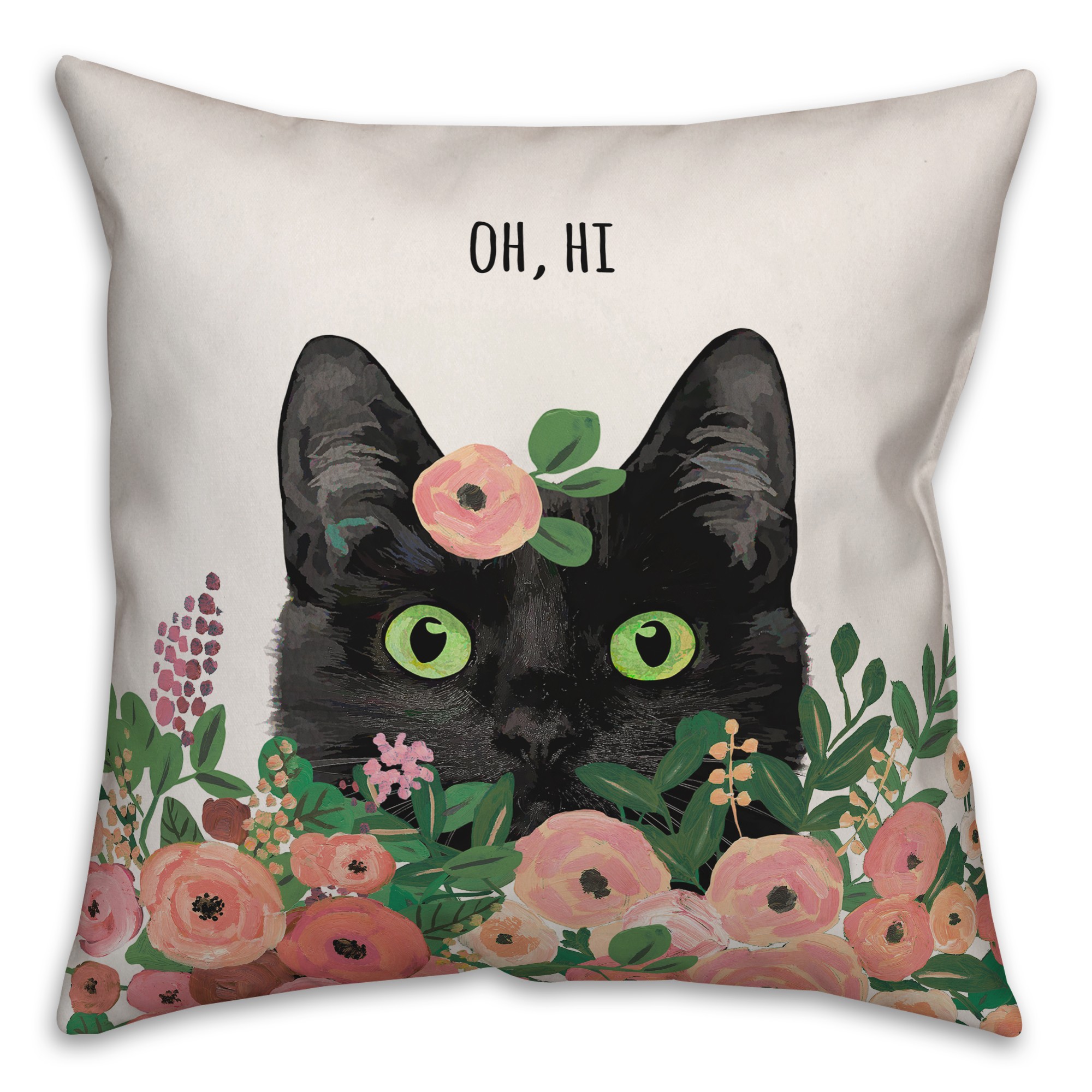 Oh, Hi 18x18 Spun Poly Pillow