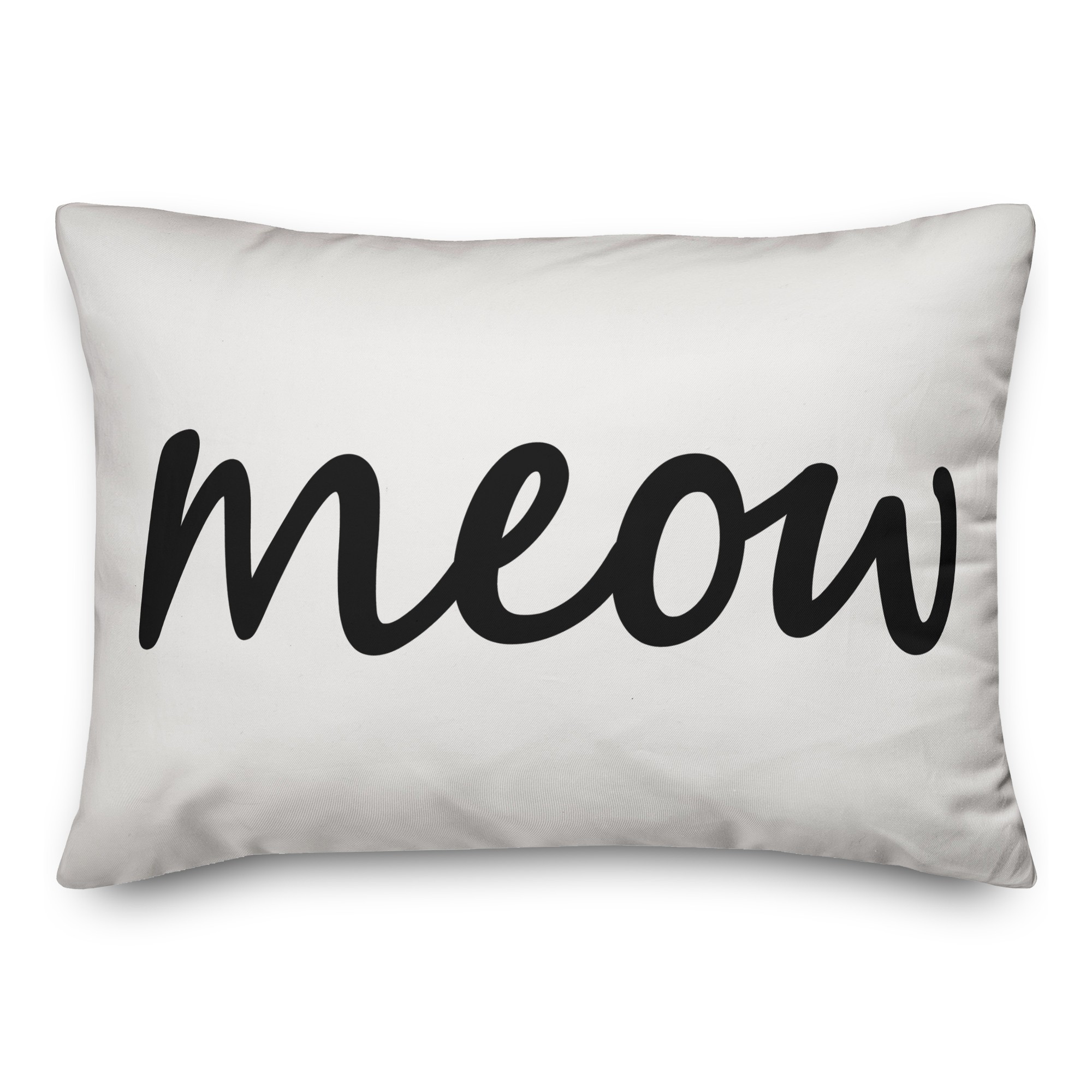 Meow 14x20 Spun Poly Pillow