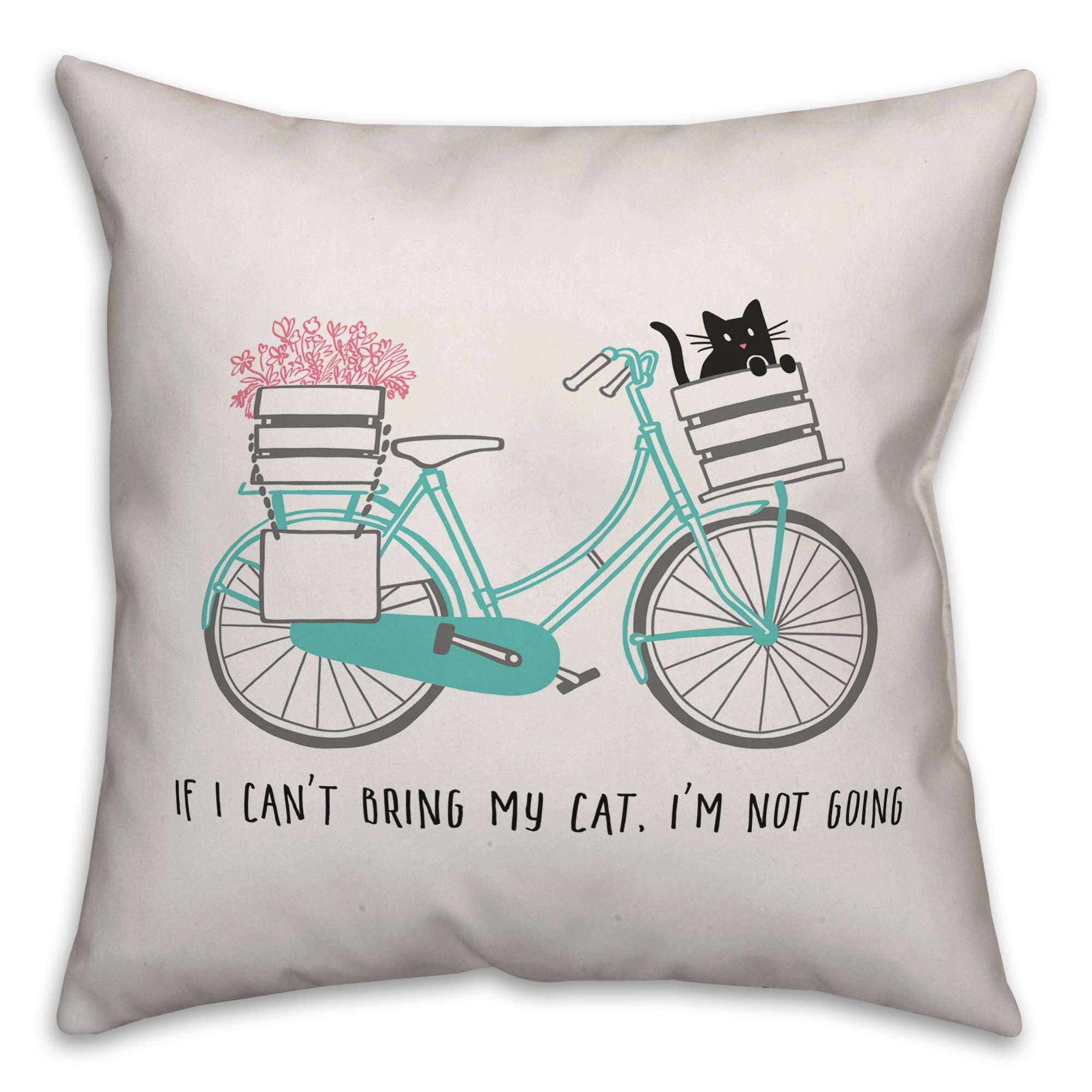 If I can't bring my Cat 18x18 Spun Poly Pillow