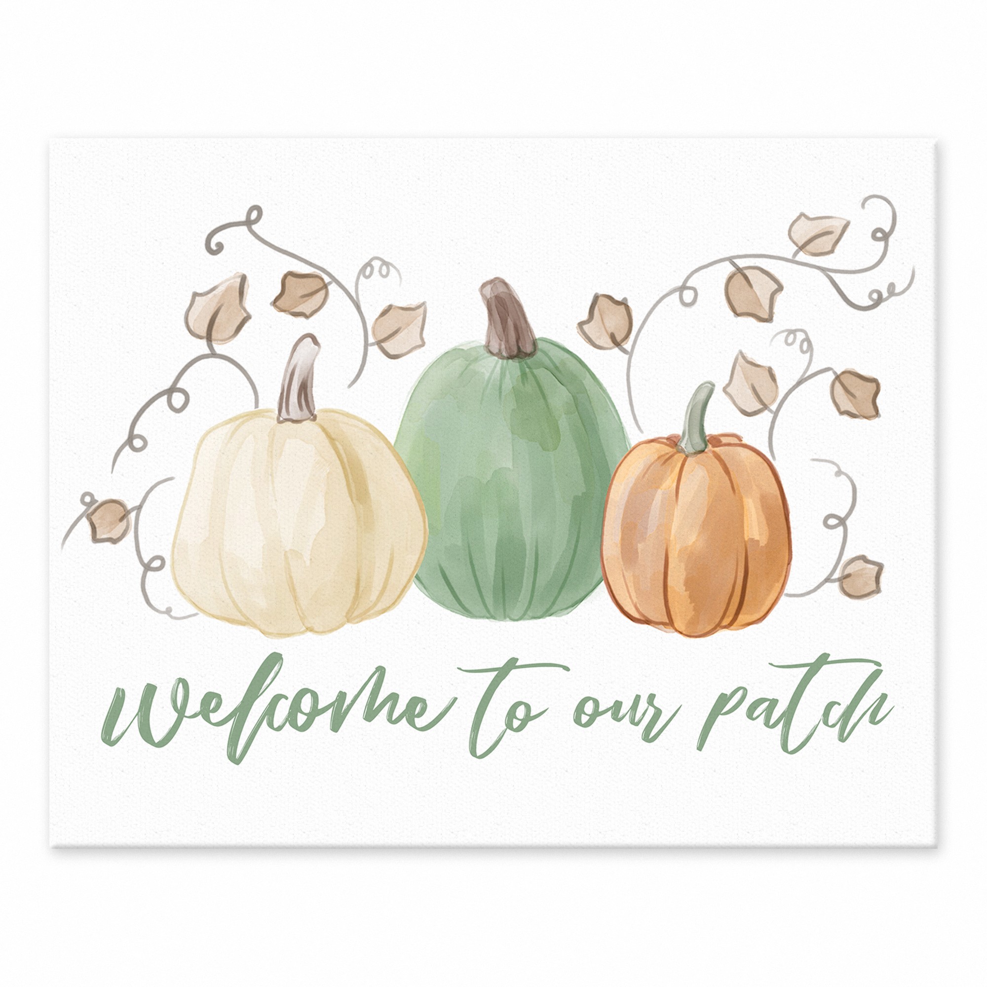 Welcome To Our Patch 8x10 Tabletop Canvas