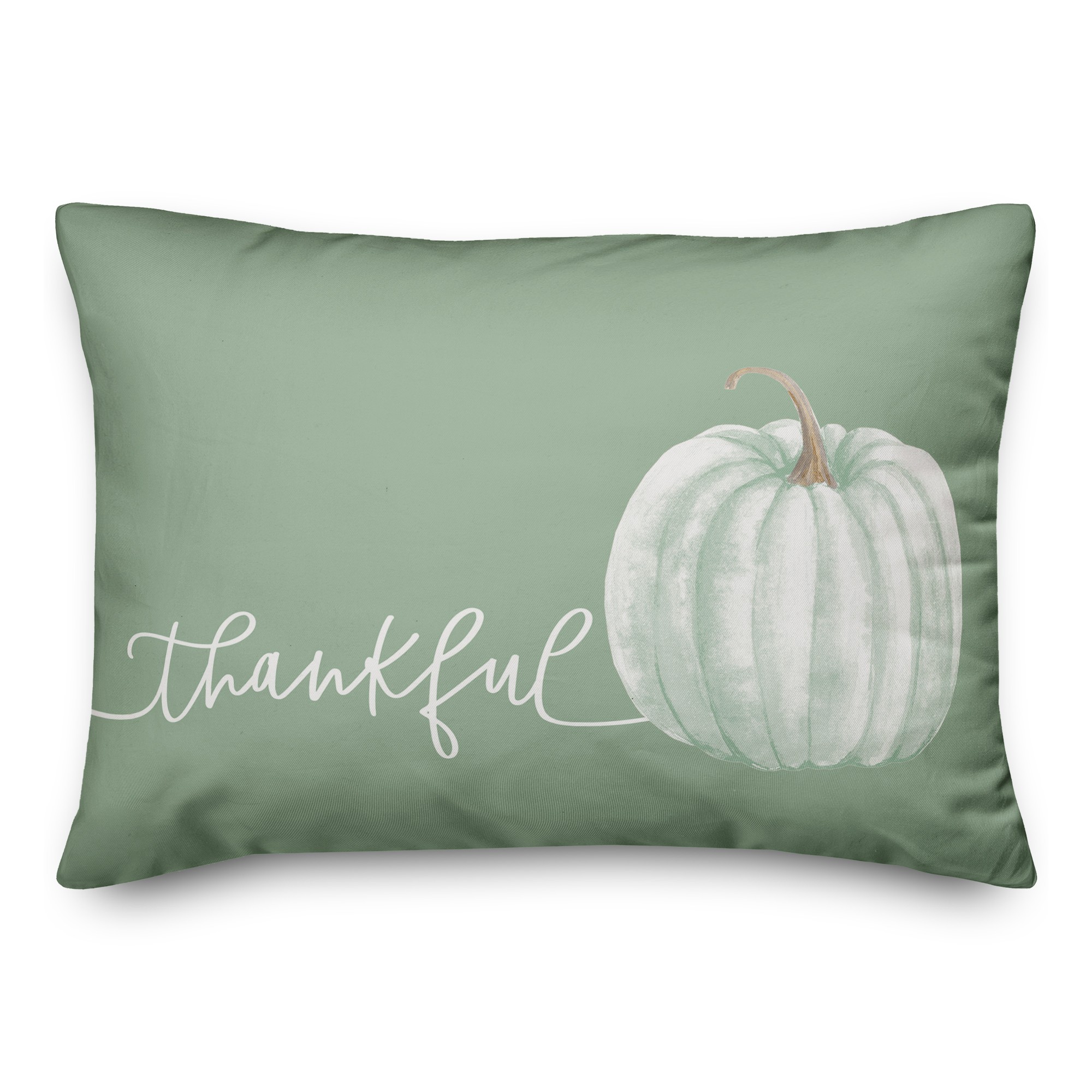 Thankful Pumpkin 14x20 Spun Poly Pillow