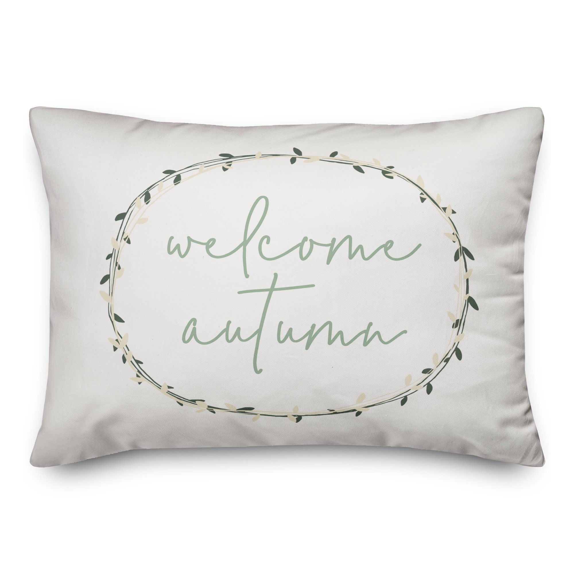 Welcome Autumn 14x20 Spun Poly Pillow