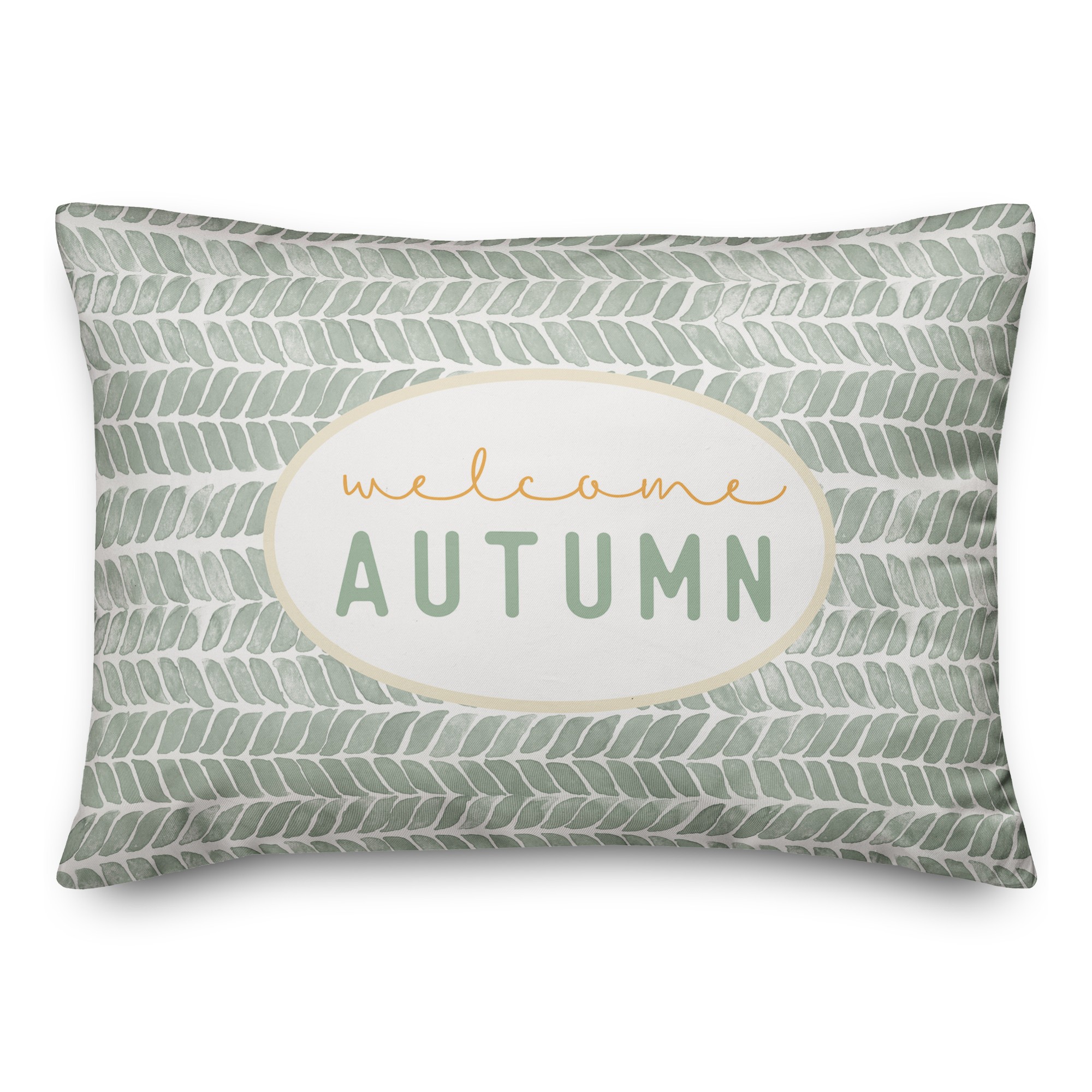 Welcome Autumn 14x20 Spun Poly Pillow