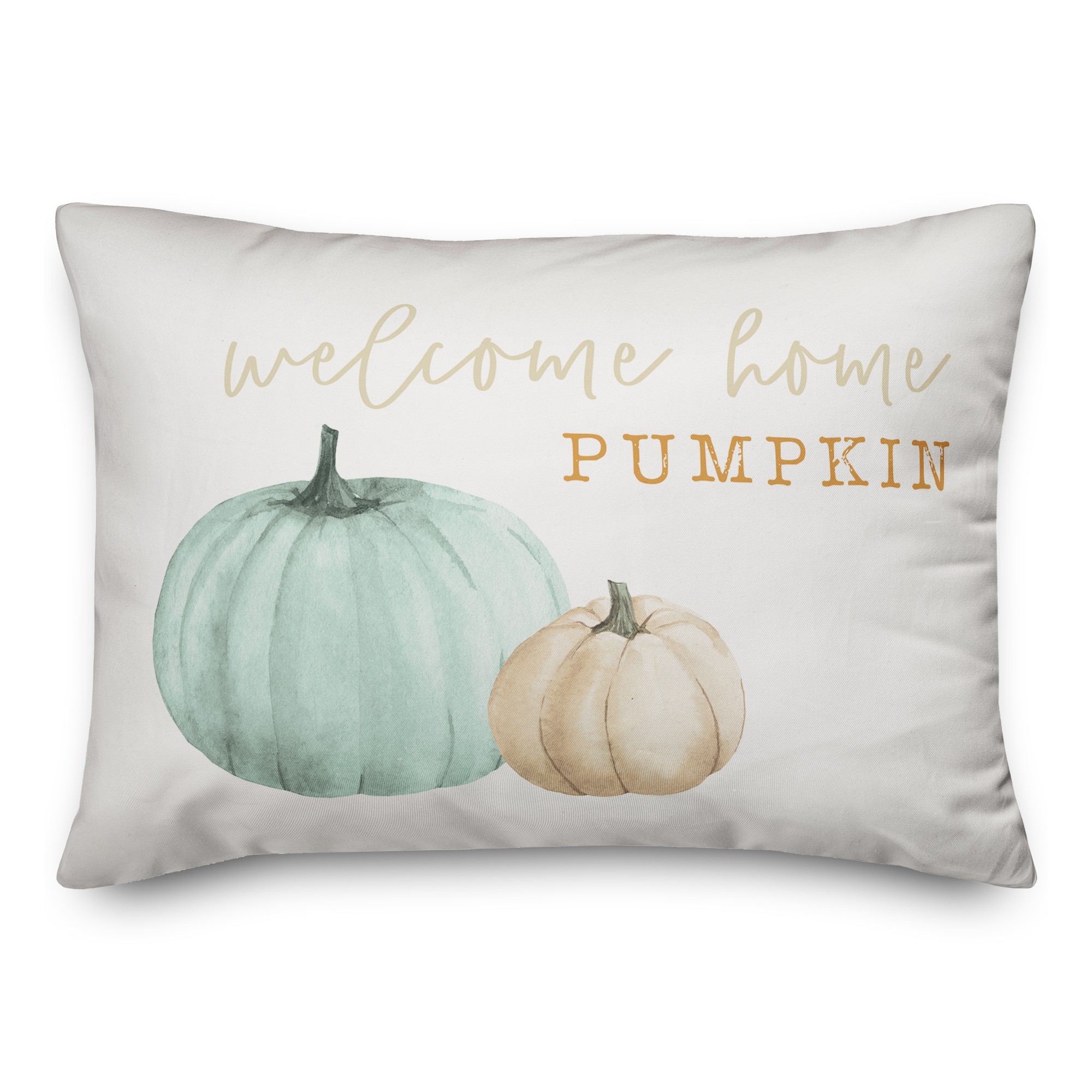 Welcome Home Pumpkin 14x20 Spun Poly Pillow