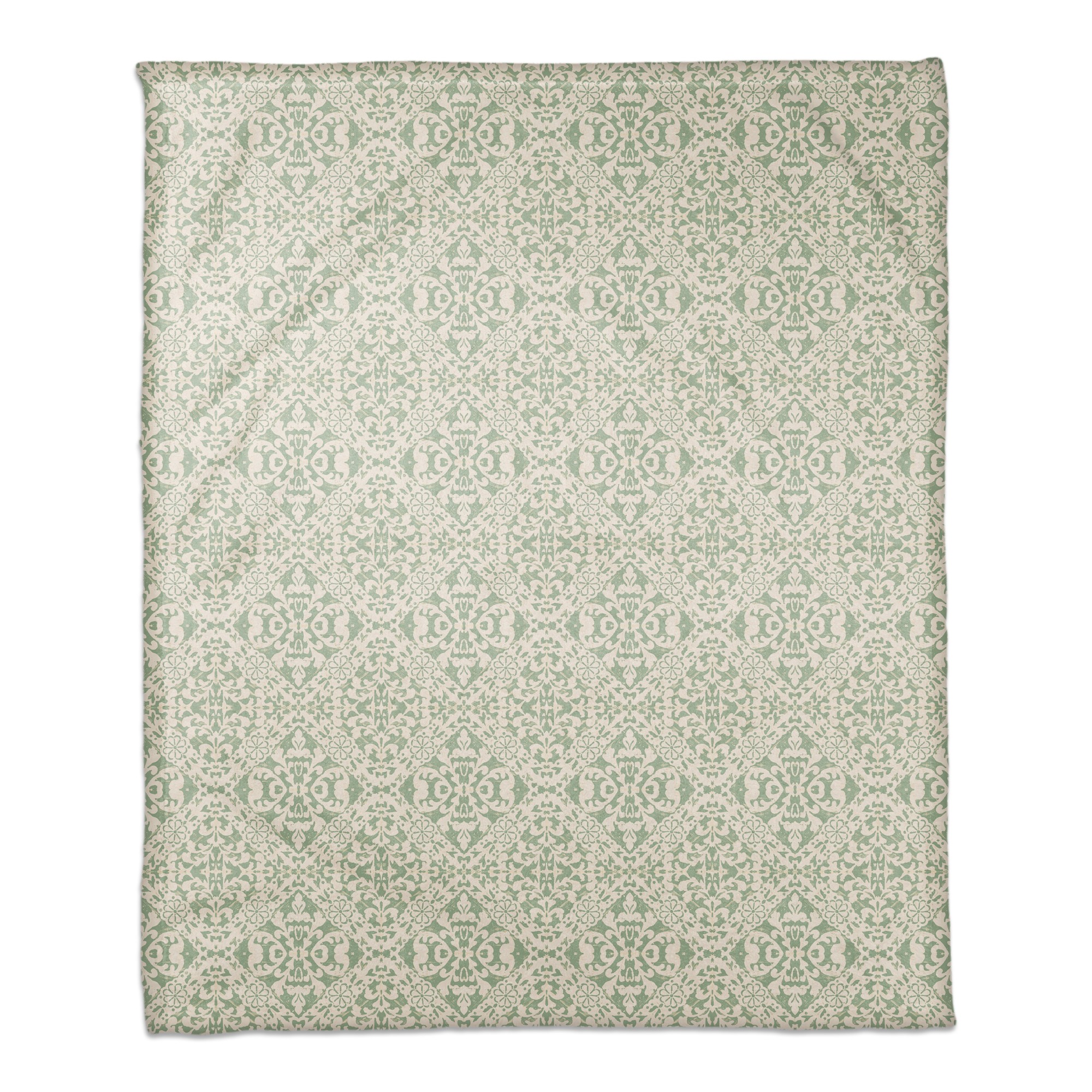 Fall Sage Pattern 50x60 Coral Fleece Blanket