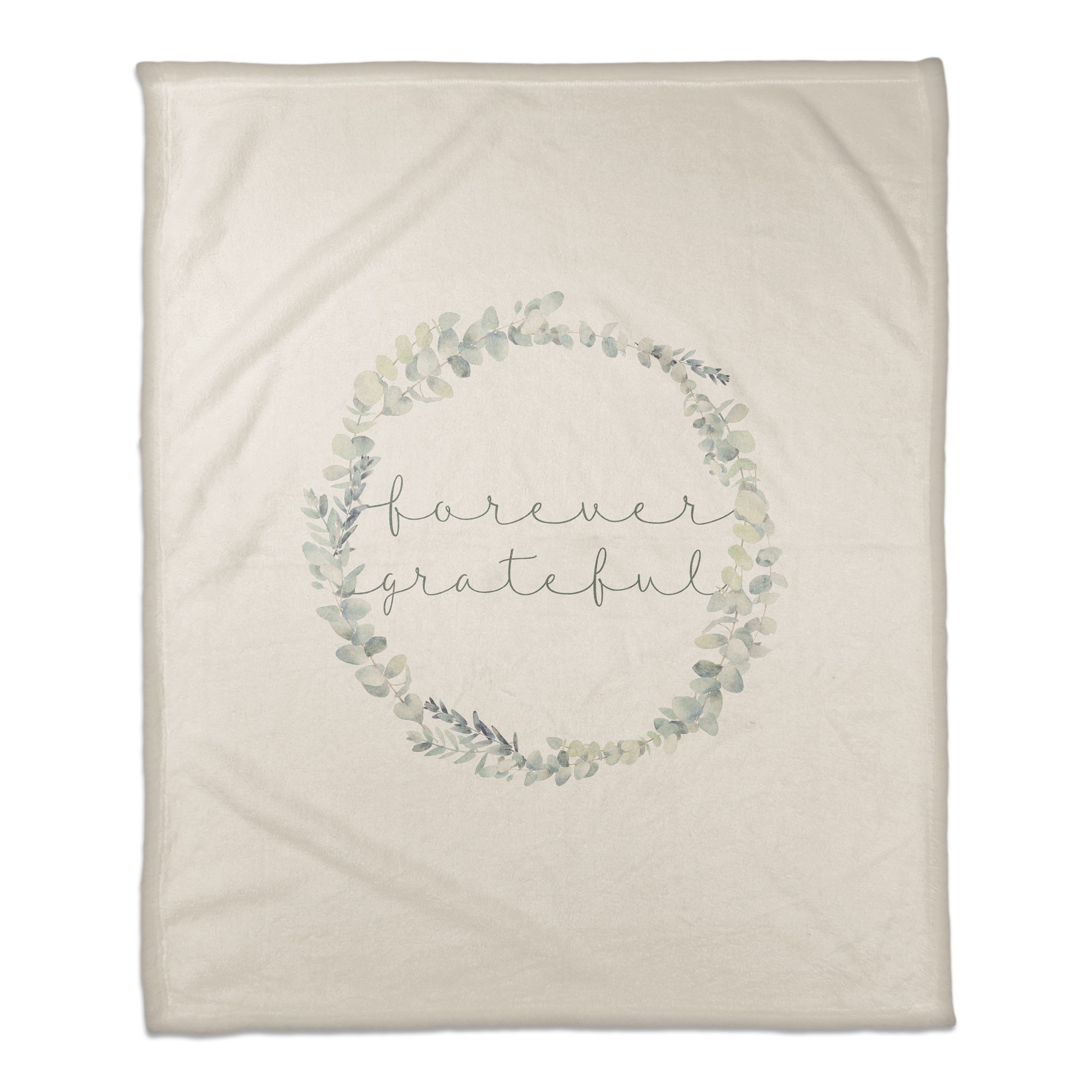 Forever Grateful 50x60 Coral Fleece Blanket