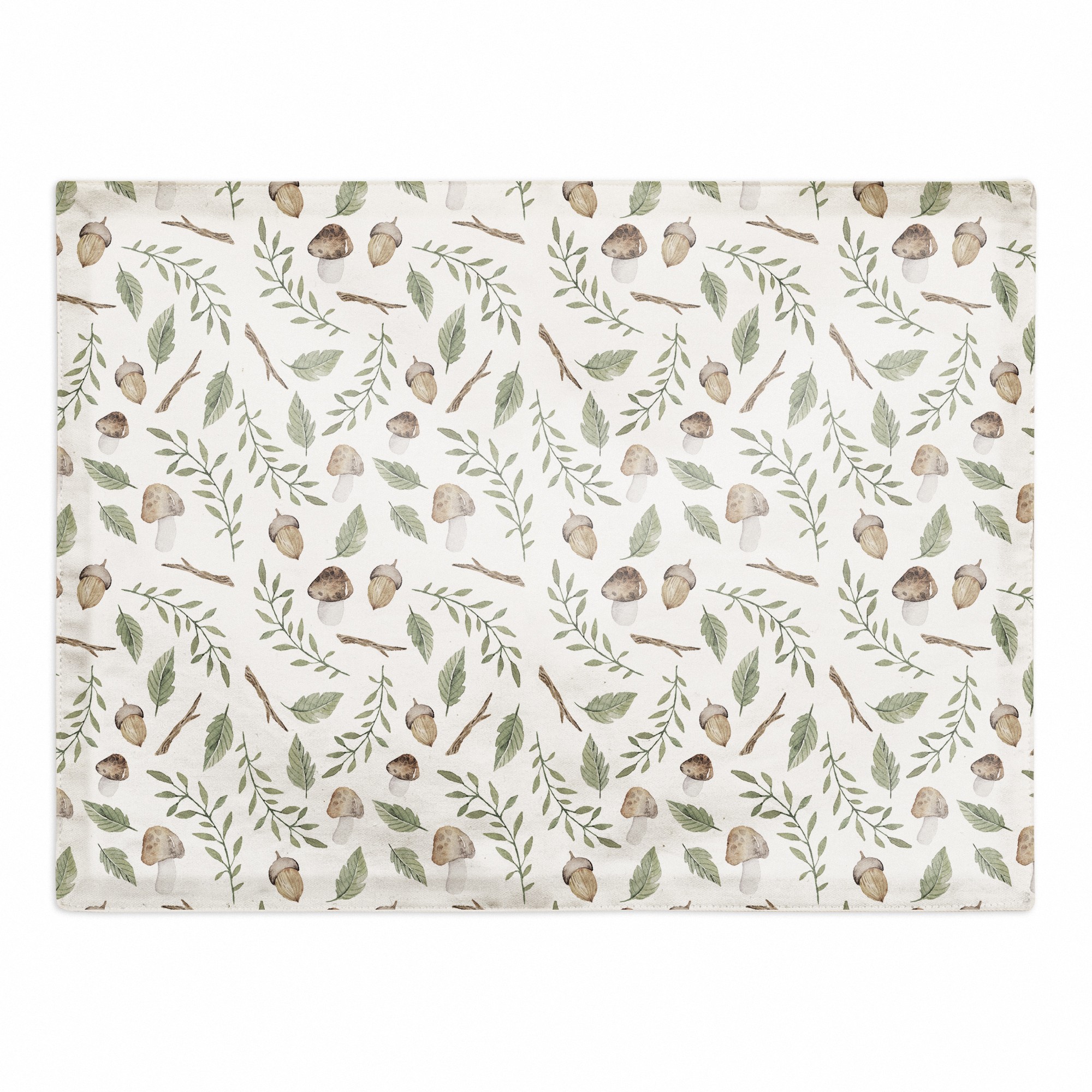 Fall Woodland Pattern 18x14 Poly Twill Placemat