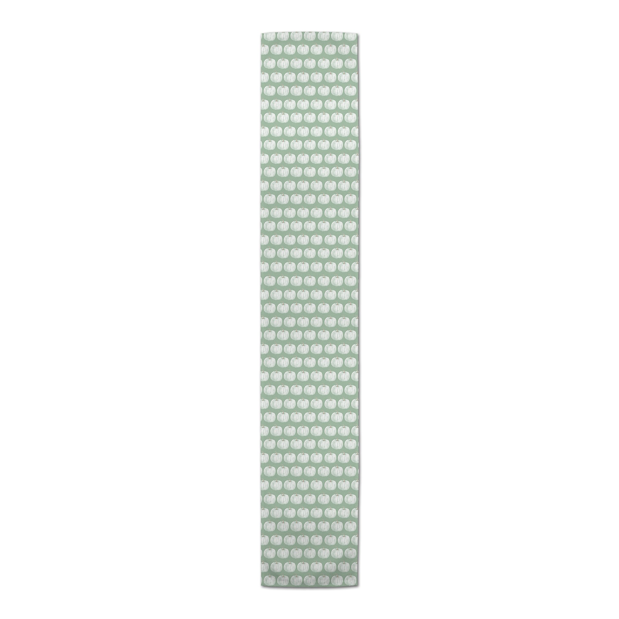 Sage Pumpkin Pattern Runner
