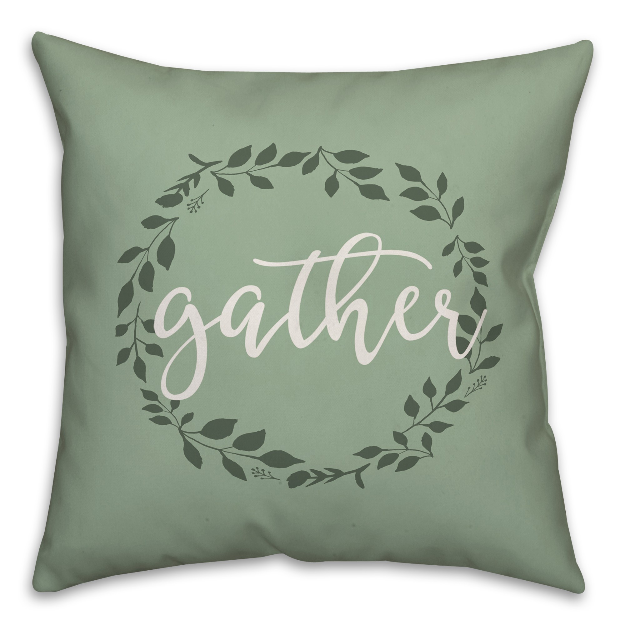 Gather Sage 18x18 Spun Poly Pillow
