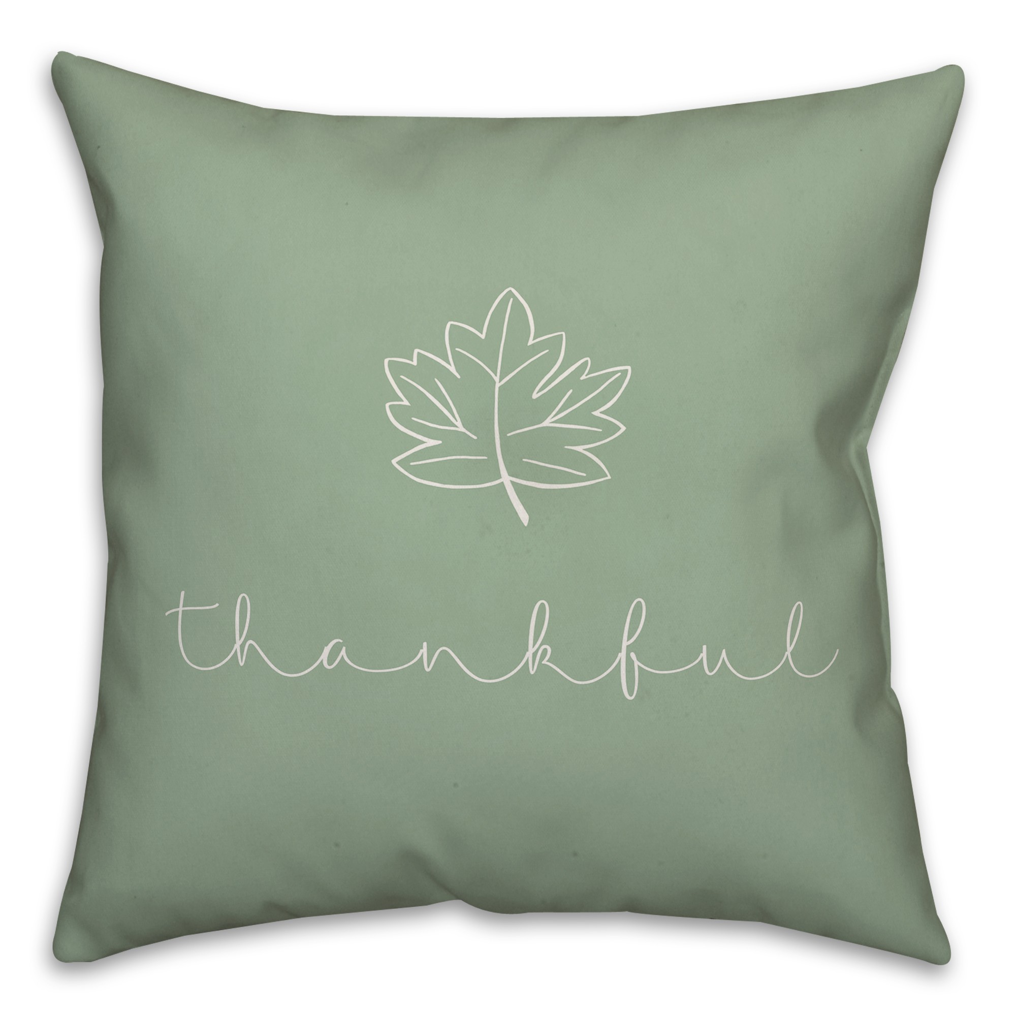 Thankful 18x18 Spun Poly Pillow