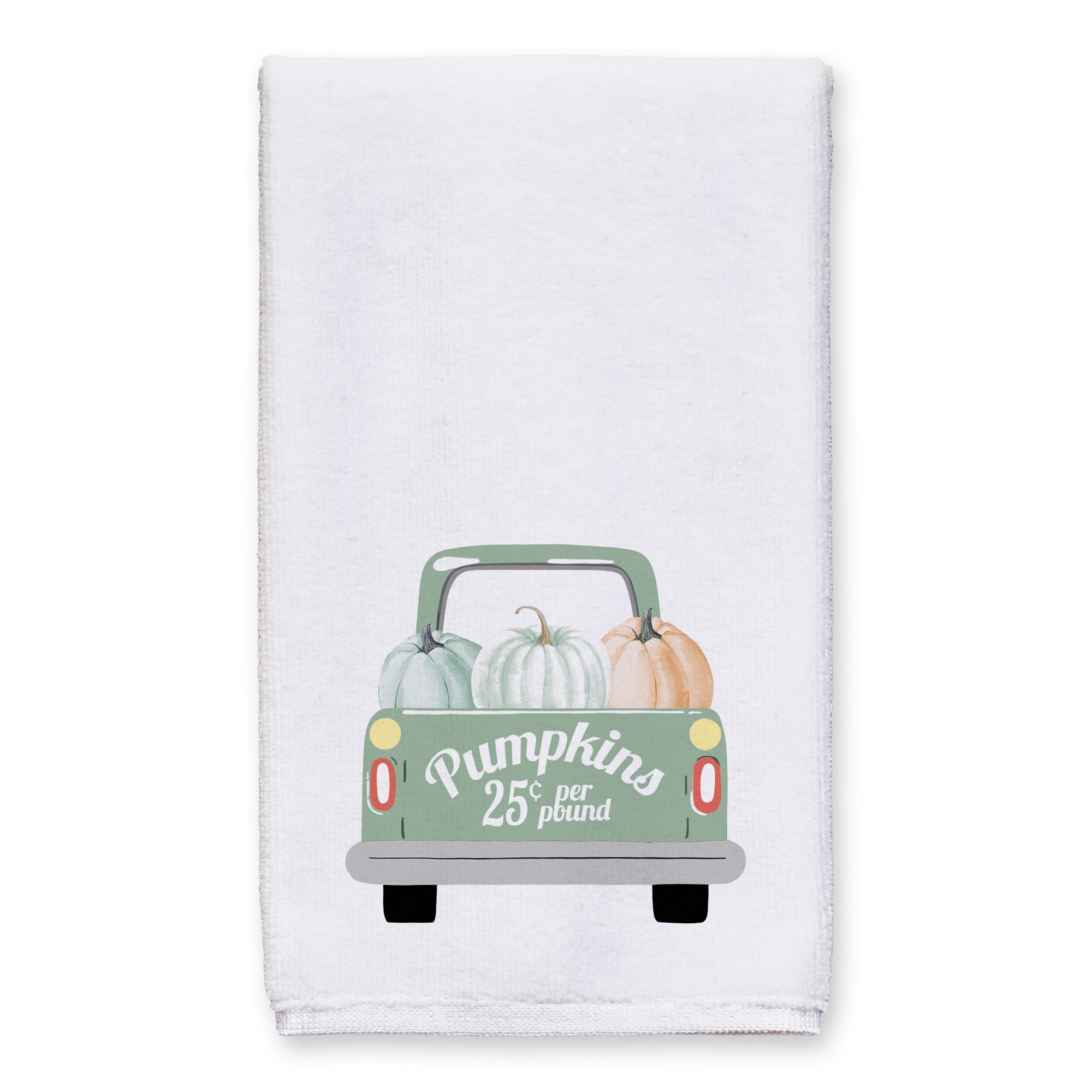 Pumpkin Truck 16x25 Towel