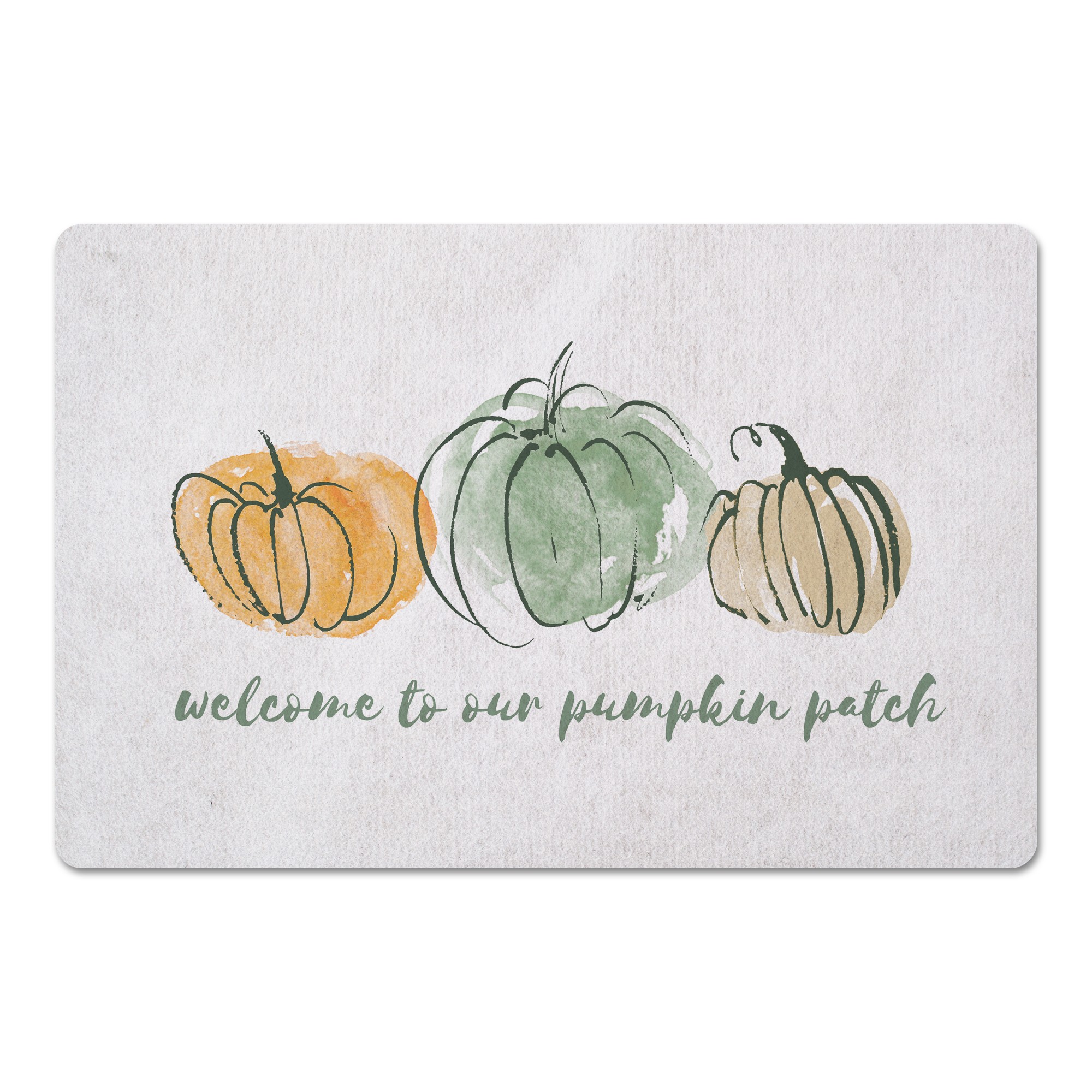 Welcome to our Pumpkin Patch 27x18 Floor Mat