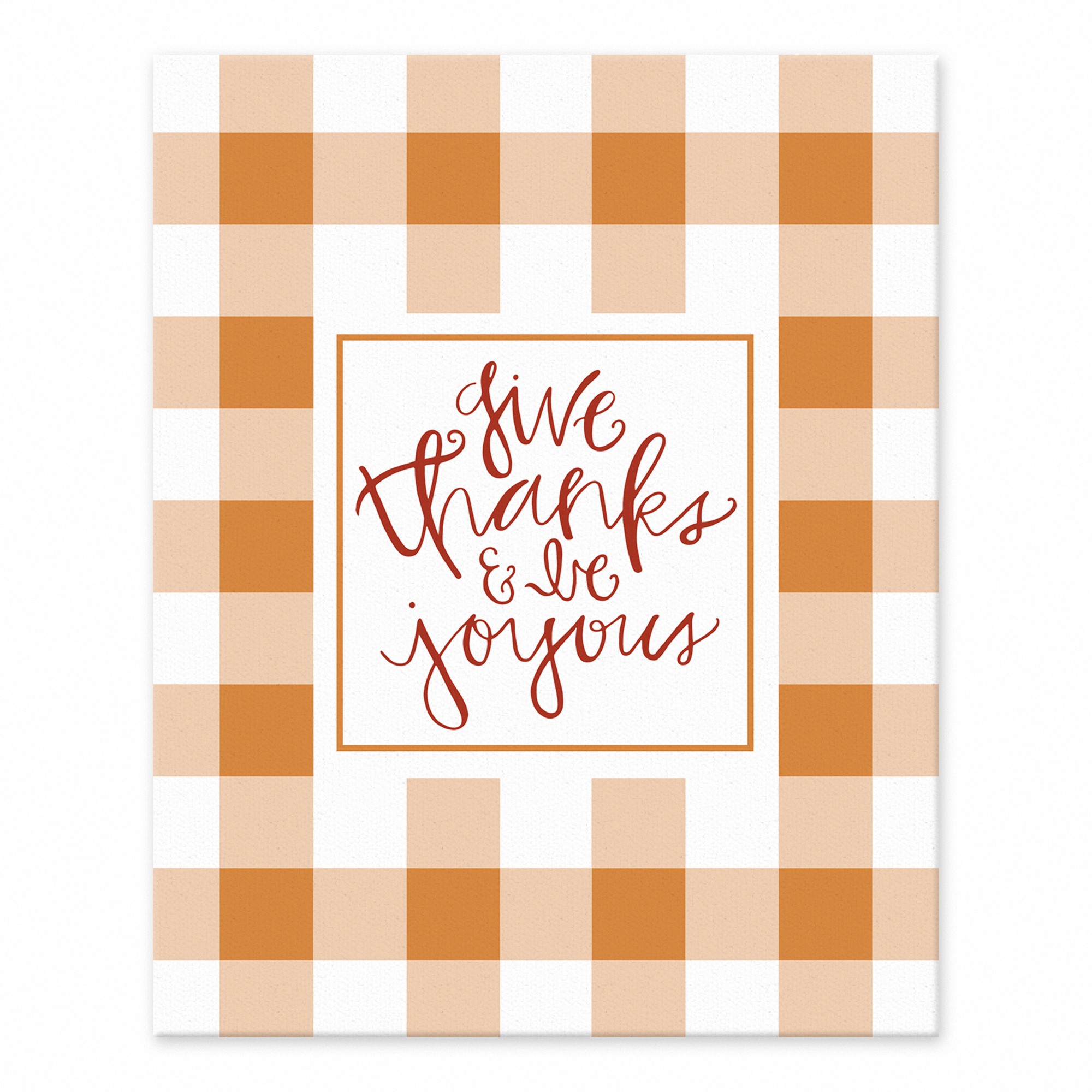 Give Thanks 8x10 Tabletop Canvas
