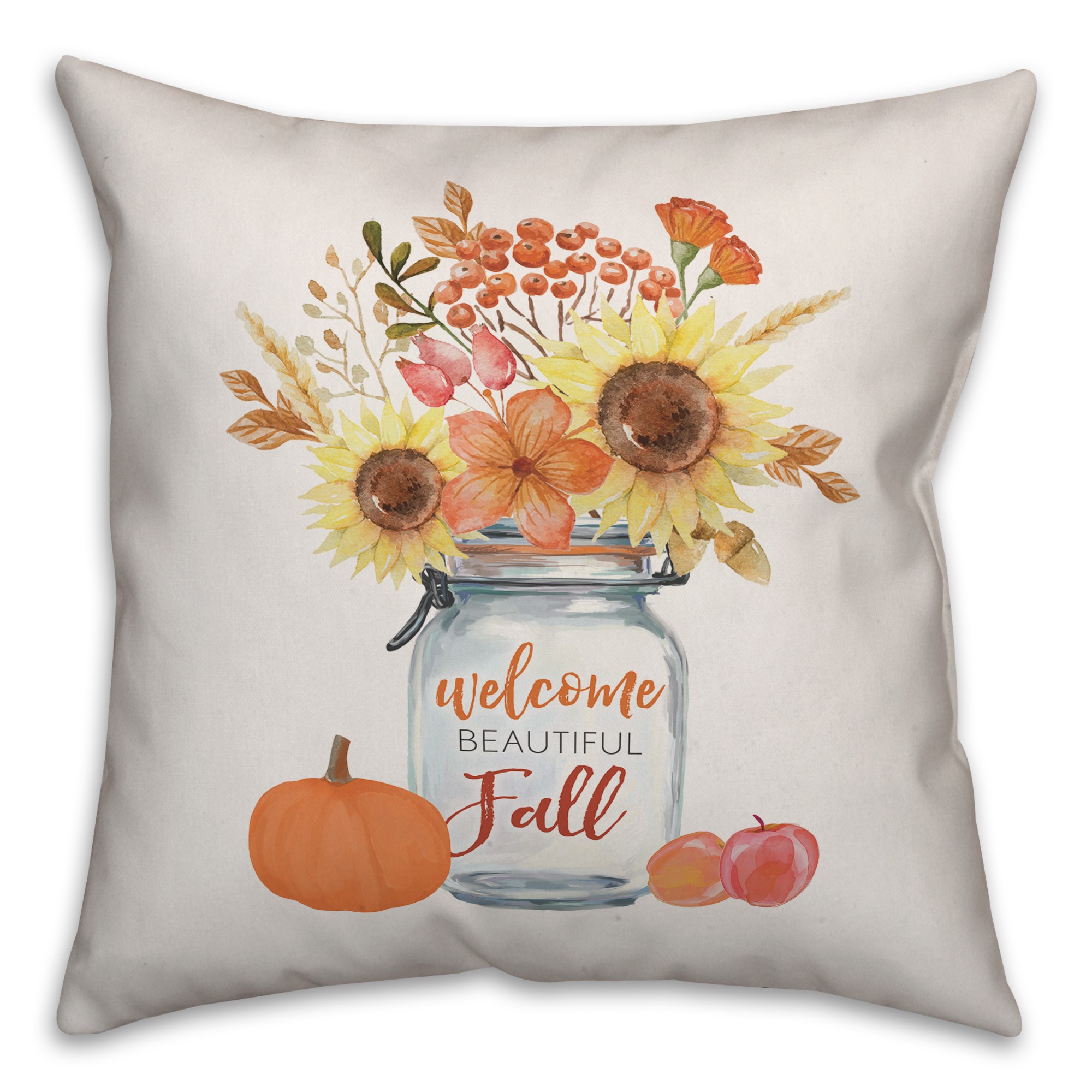 Welcome Beautiful Fall Pillow