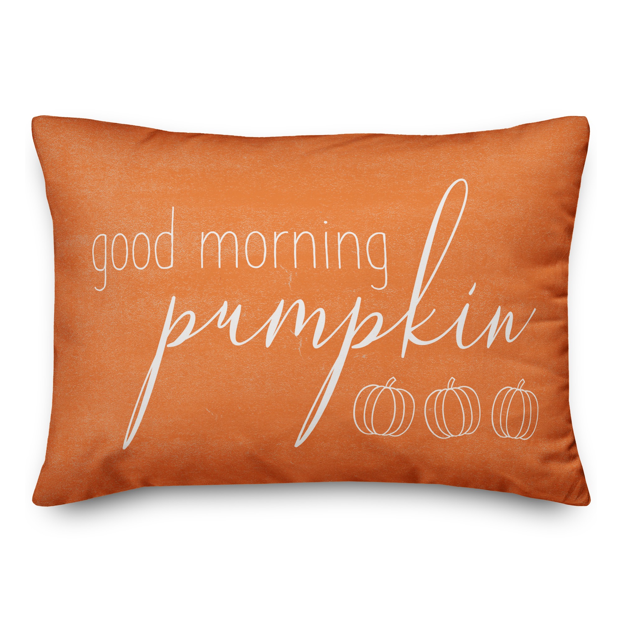 Good Morning Pumpkin Pillow