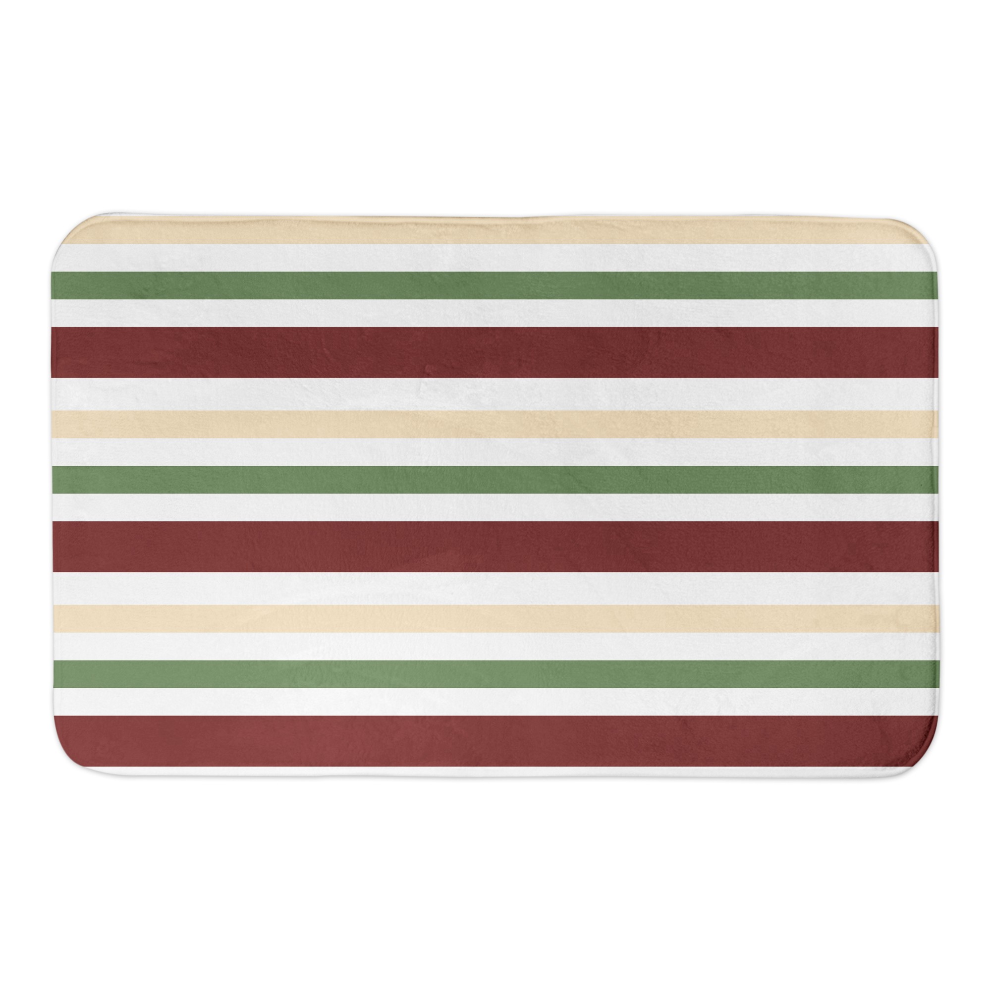 Apple Orchard Stripe 34x21 Bath Mat