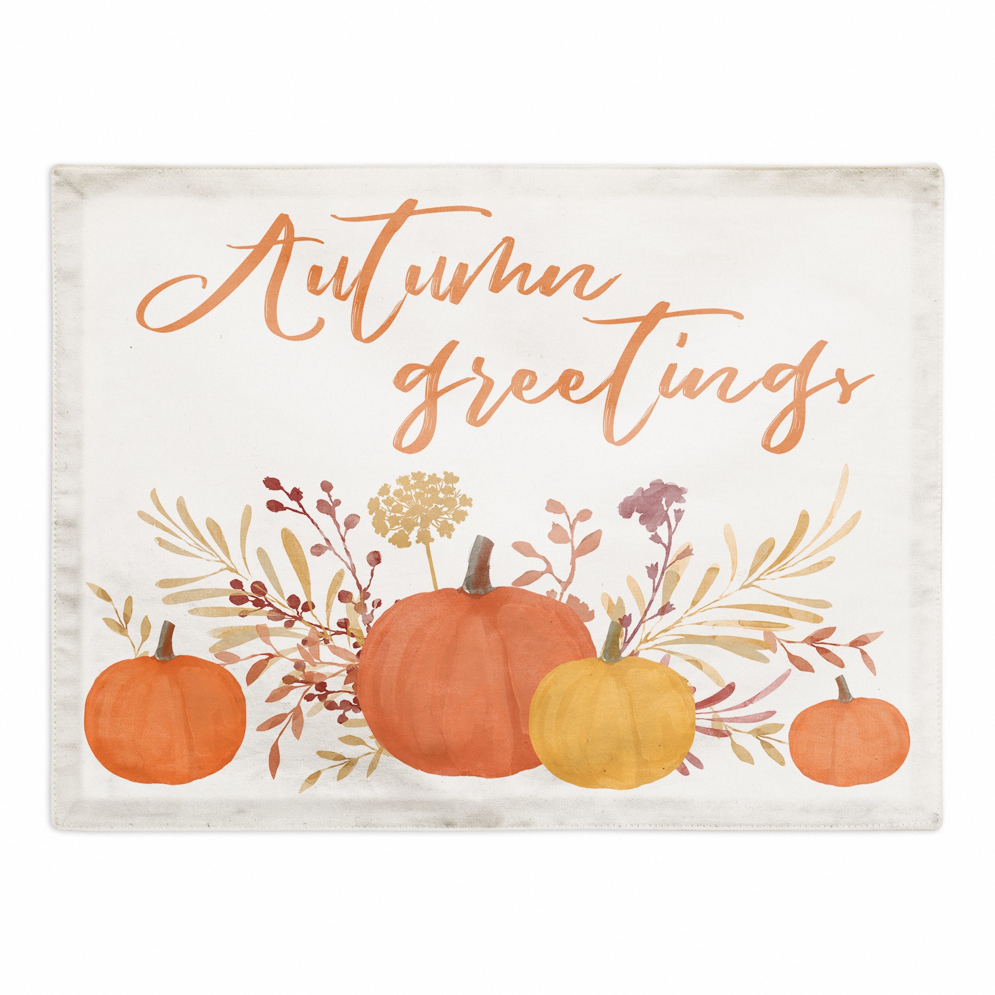 Autumn Greetings 18x14 Poly Twill Placemat