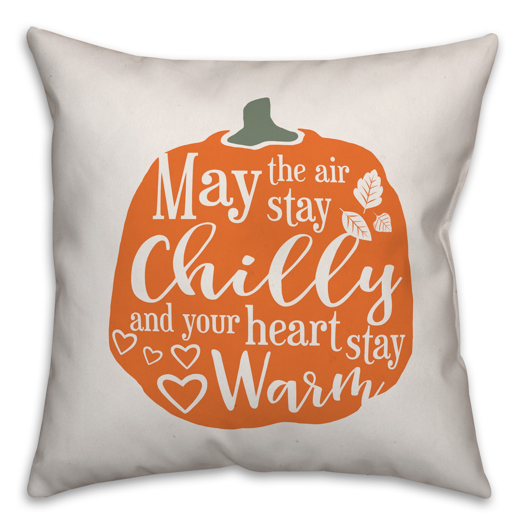 Chilly Air Warm Heart Pillow