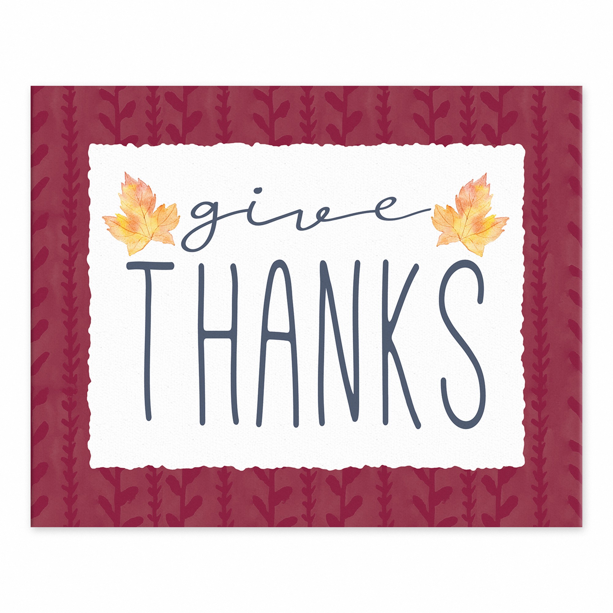 Give Thanks 8x10 Tabletop Canvas