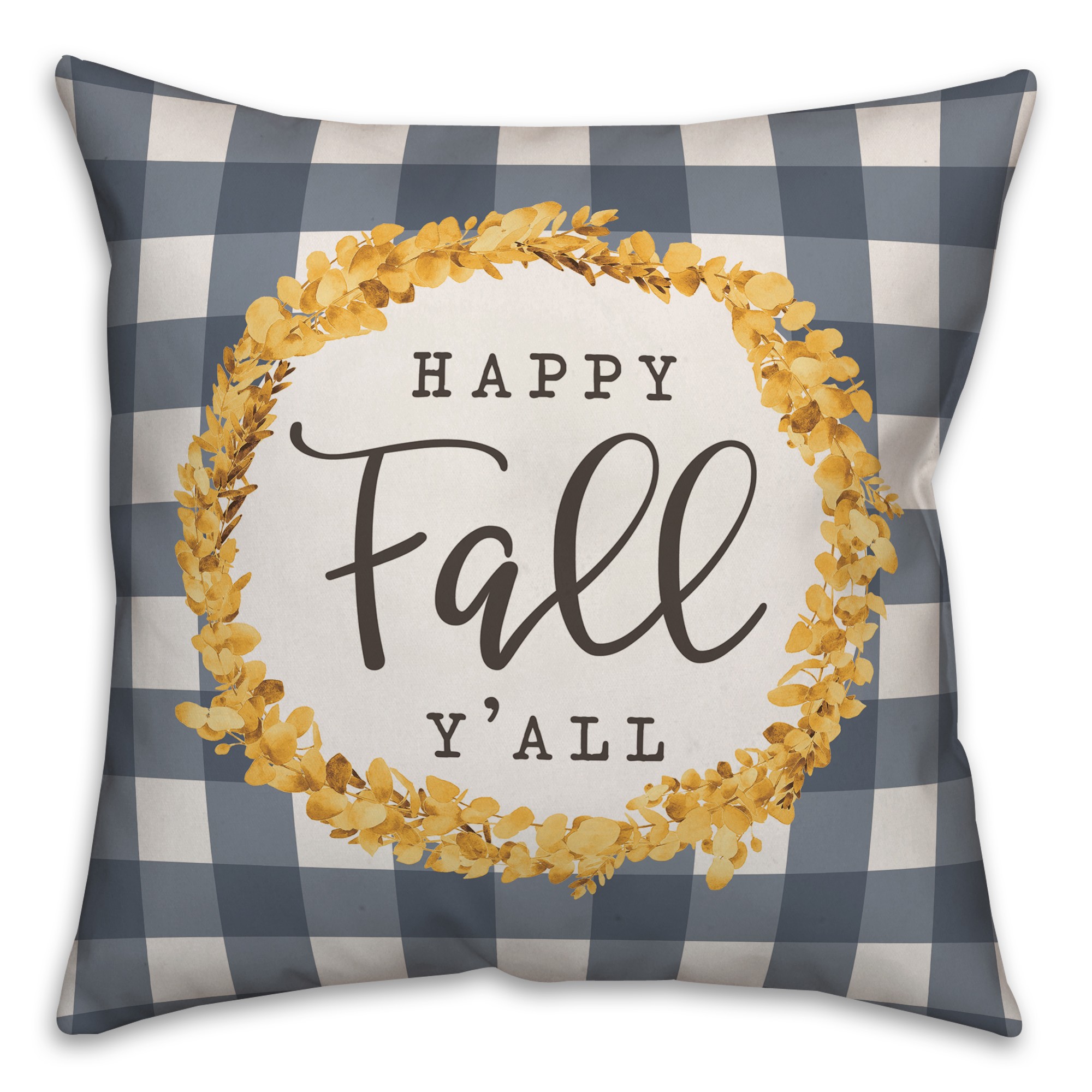 Happy Fall Y'all Pillow
