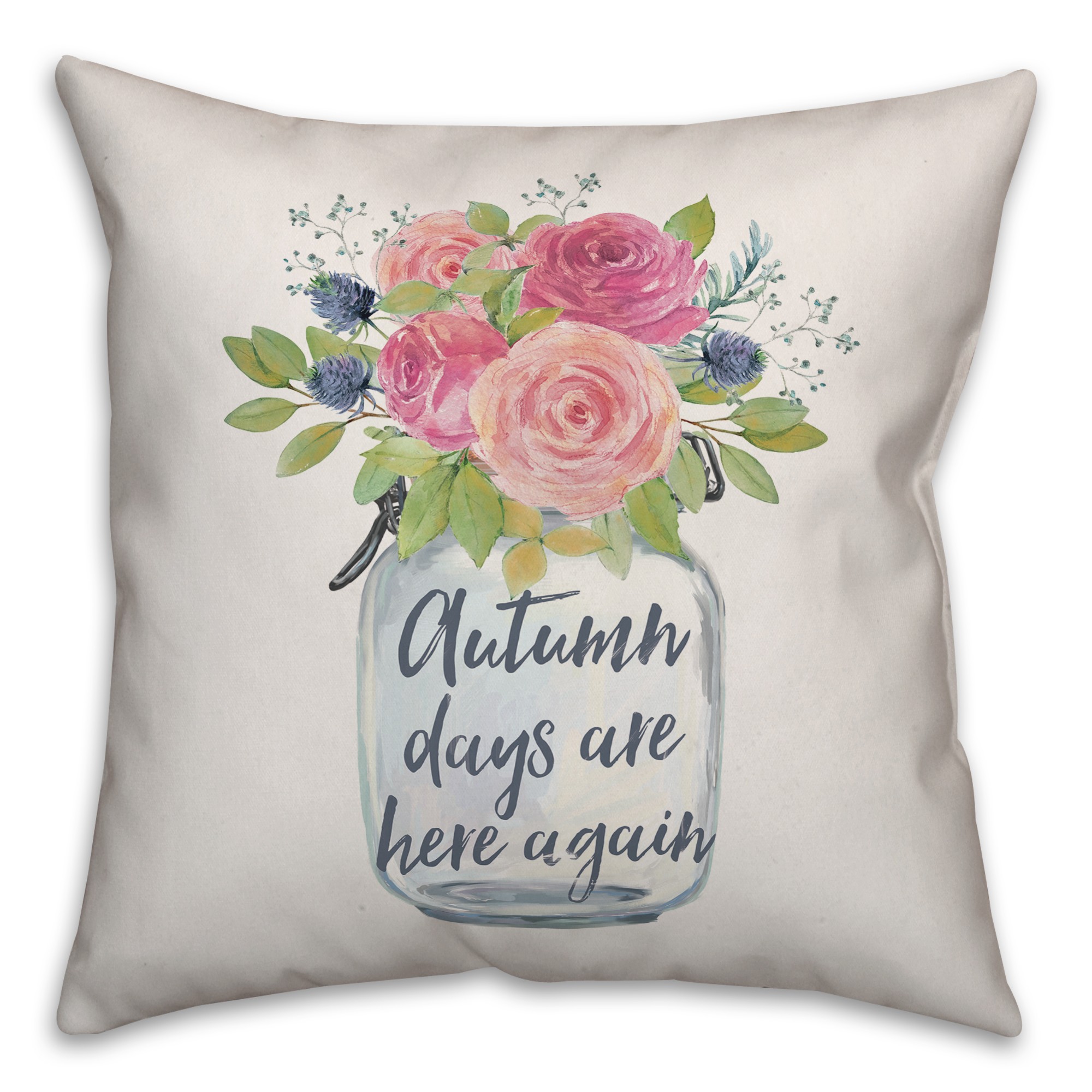 Autumn Days are Here Again Pillow