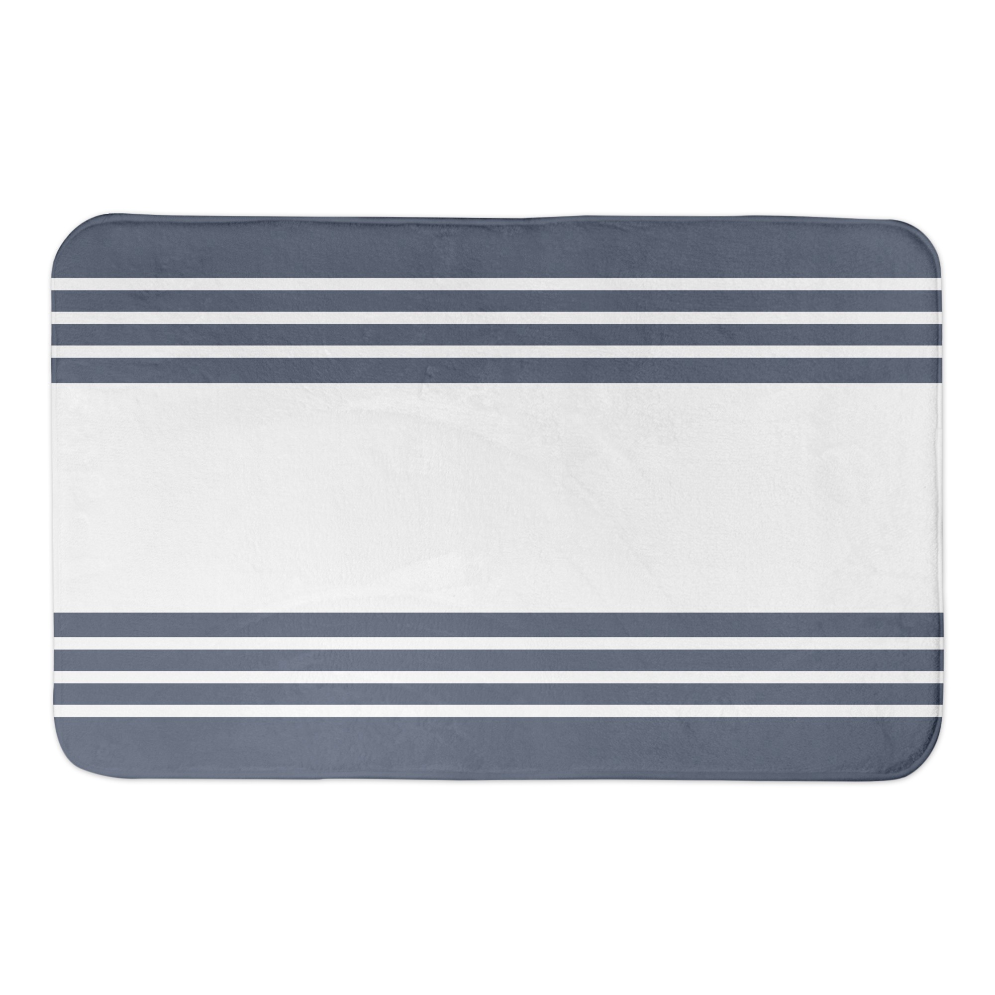 Farmhouse Stripe 34x21 Bath Mat