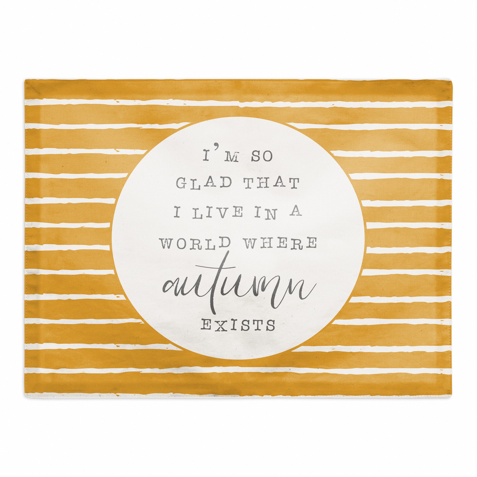A World Where Autumn Exists 18x14 Poly Twill Placemat