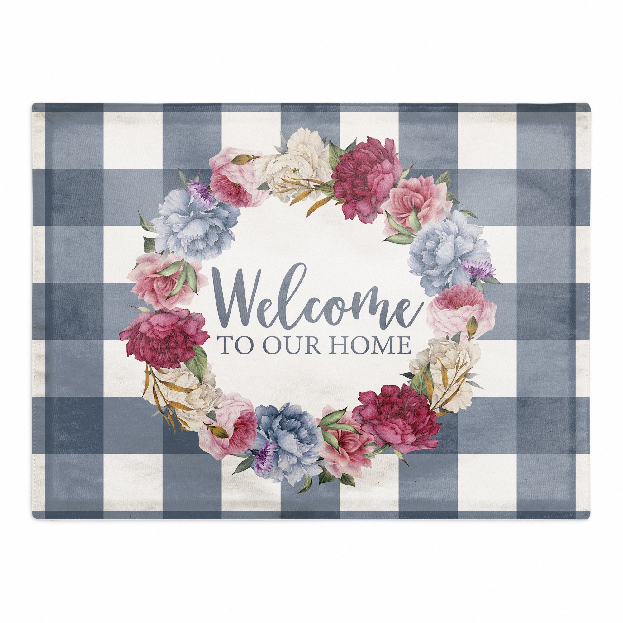 Welcome to our Home 18x14 Poly Twill Placemat