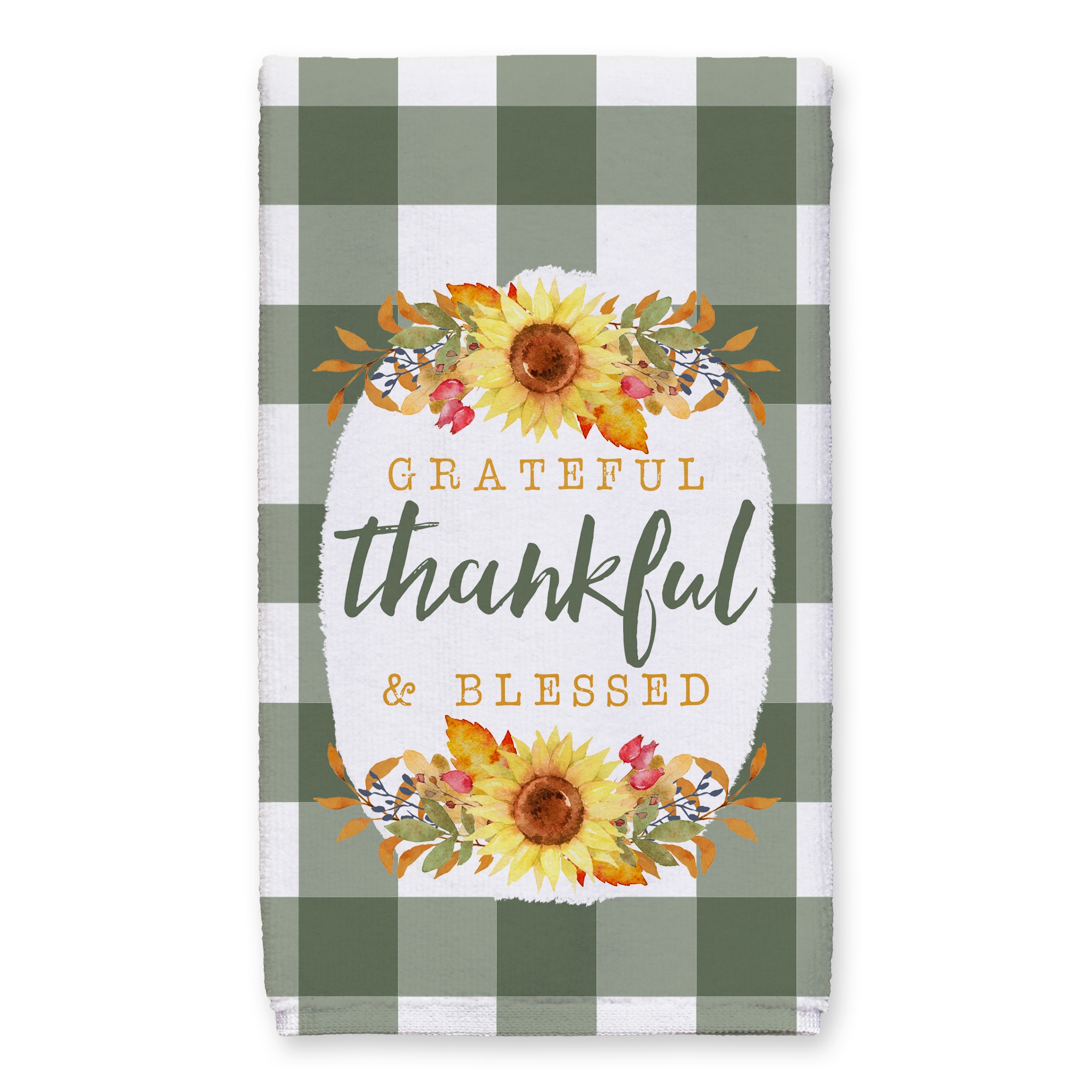 Grateful Thankful & Blessed 16x25 Towel