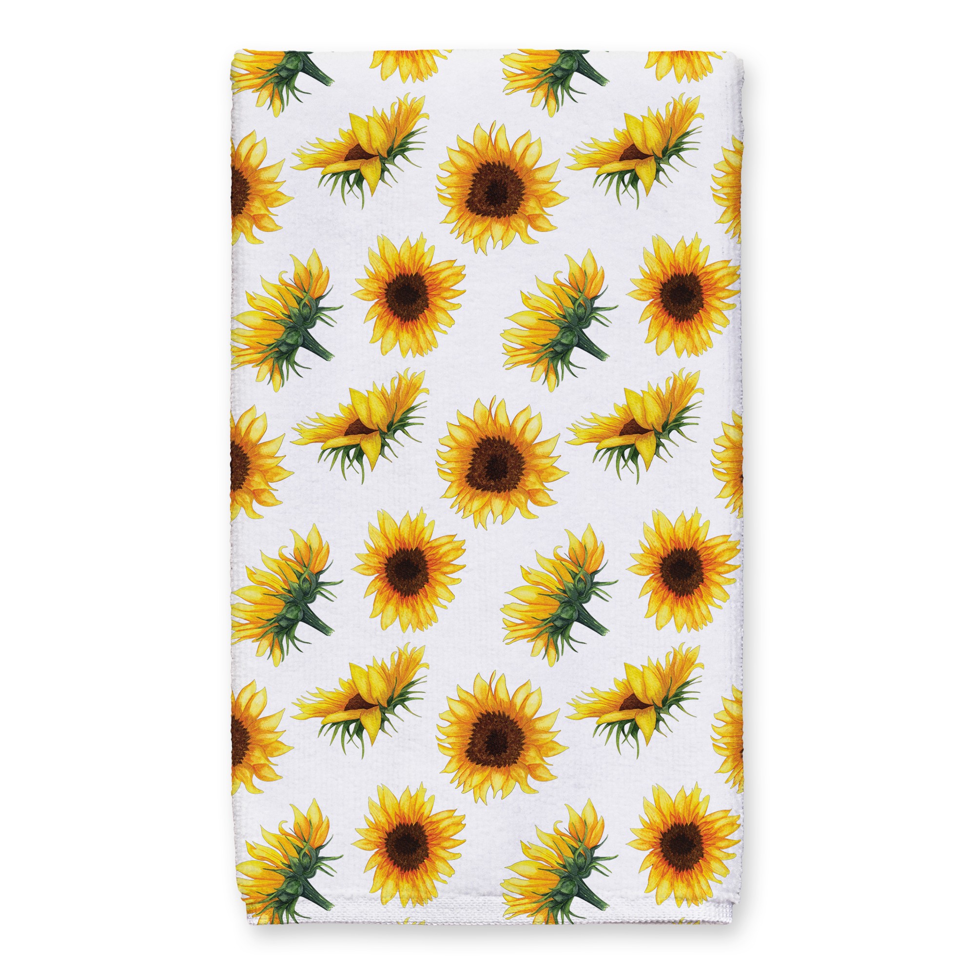 Sunflower Print 16x25 Towel