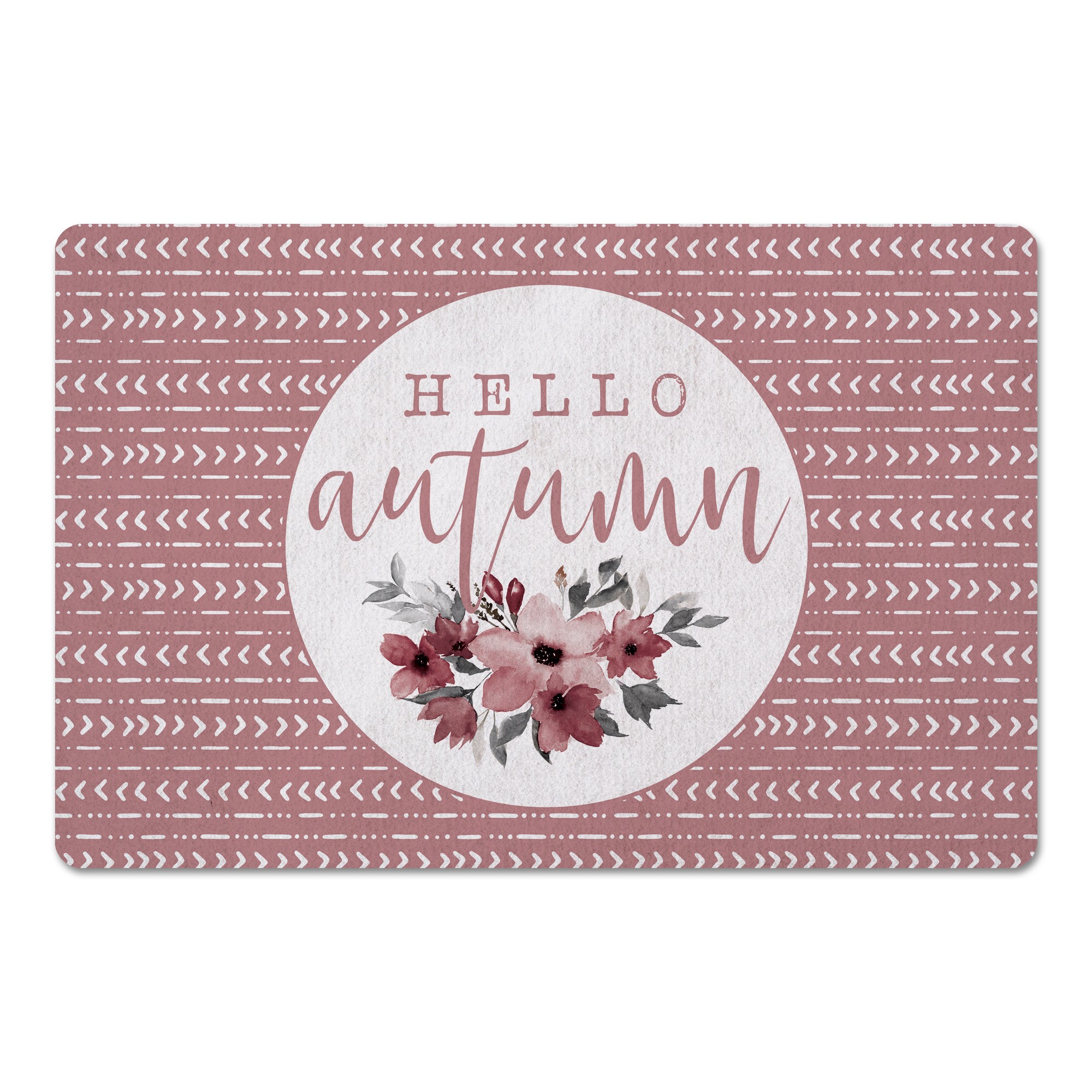Hello Autumn 27x18 Floor Mat