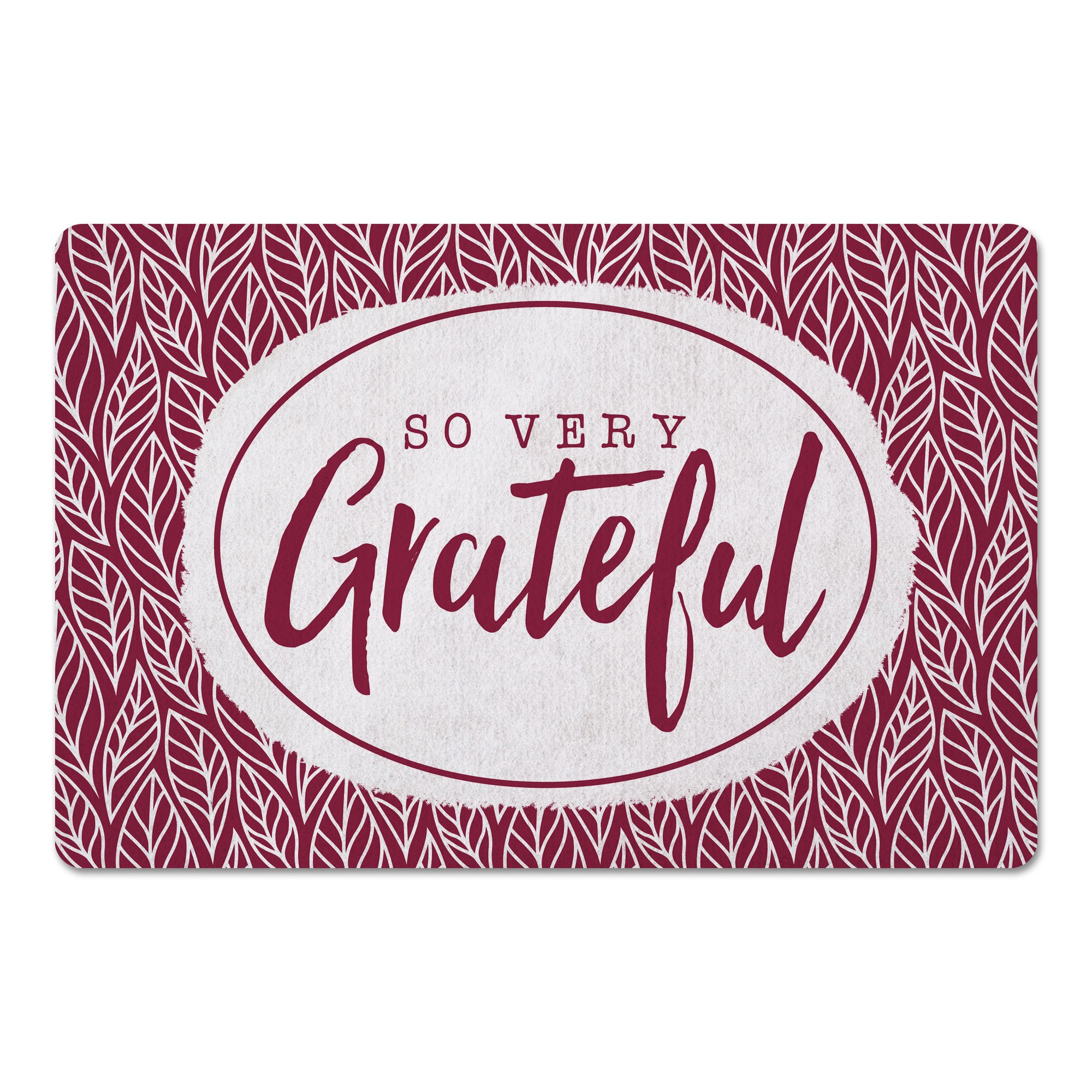 So very grateful 27x18 Floor Mat
