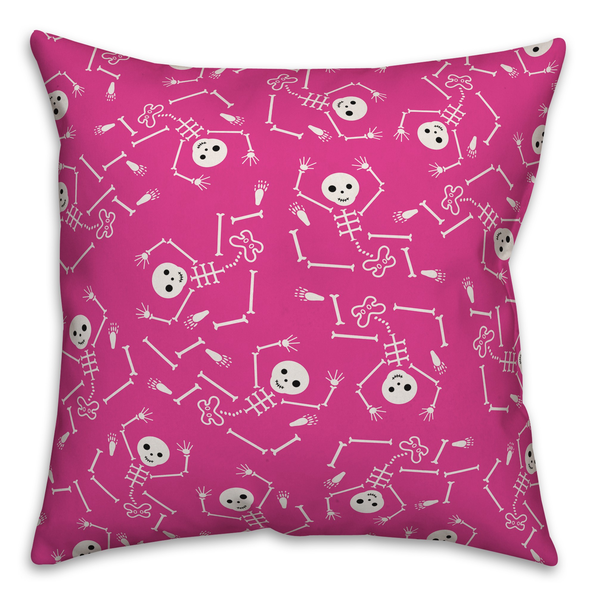 Dancing Skellies 18x18 Spun Poly Pillow