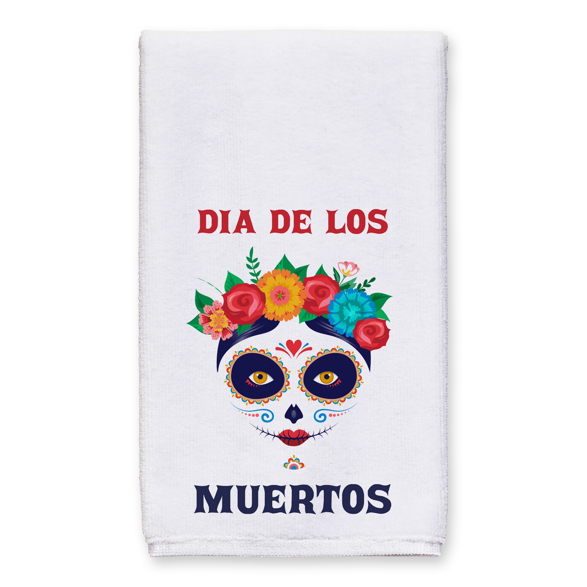 Dia De Los Muertos Lady Skull 16x25 Towel