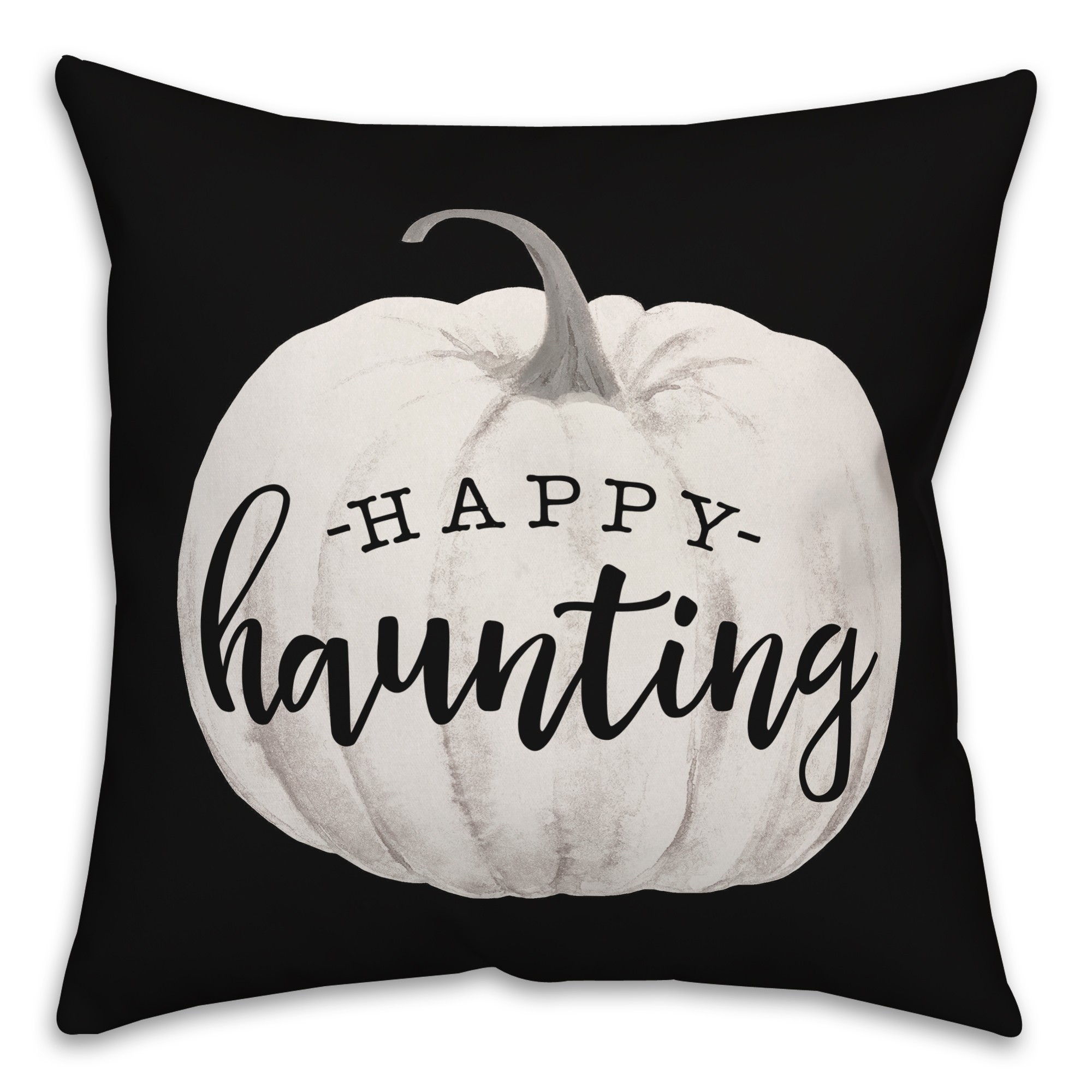 Happy Haunting Pumpkin Pillow